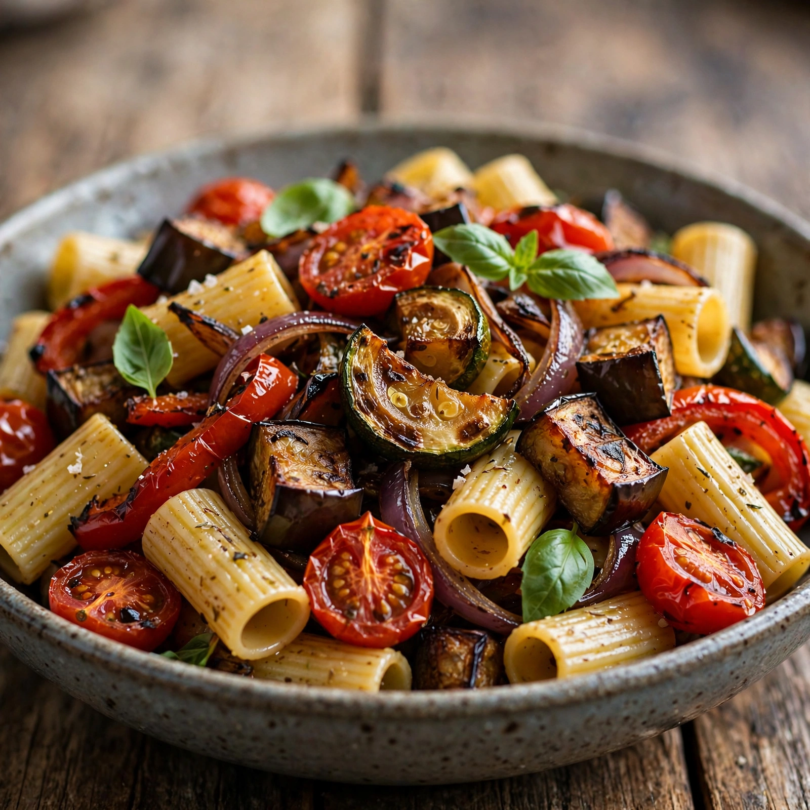 10 Anti-Inflammatory Pasta Salads for Summer June Gatherings: 7. Roasted Vegetable Pasta Salad