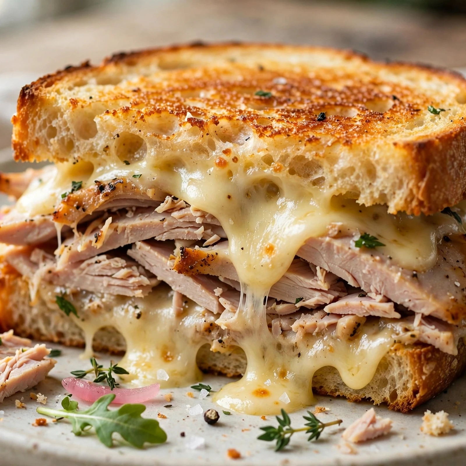15 Satisfying 21 Day Fix Sandwich Ideas That Keep You on Track: 6. Turkey and Swiss Melt