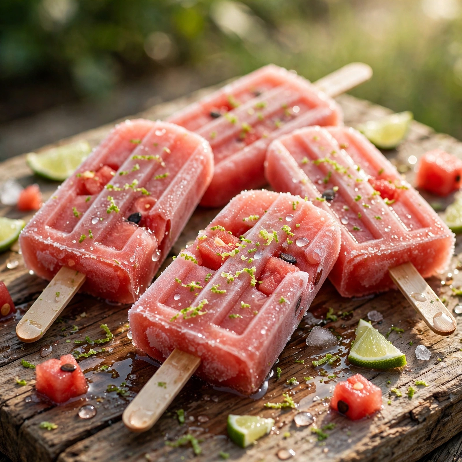10 Anti-Inflammatory Watermelon Recipes for Summer Heat: 6. Watermelon Lime Popsicles