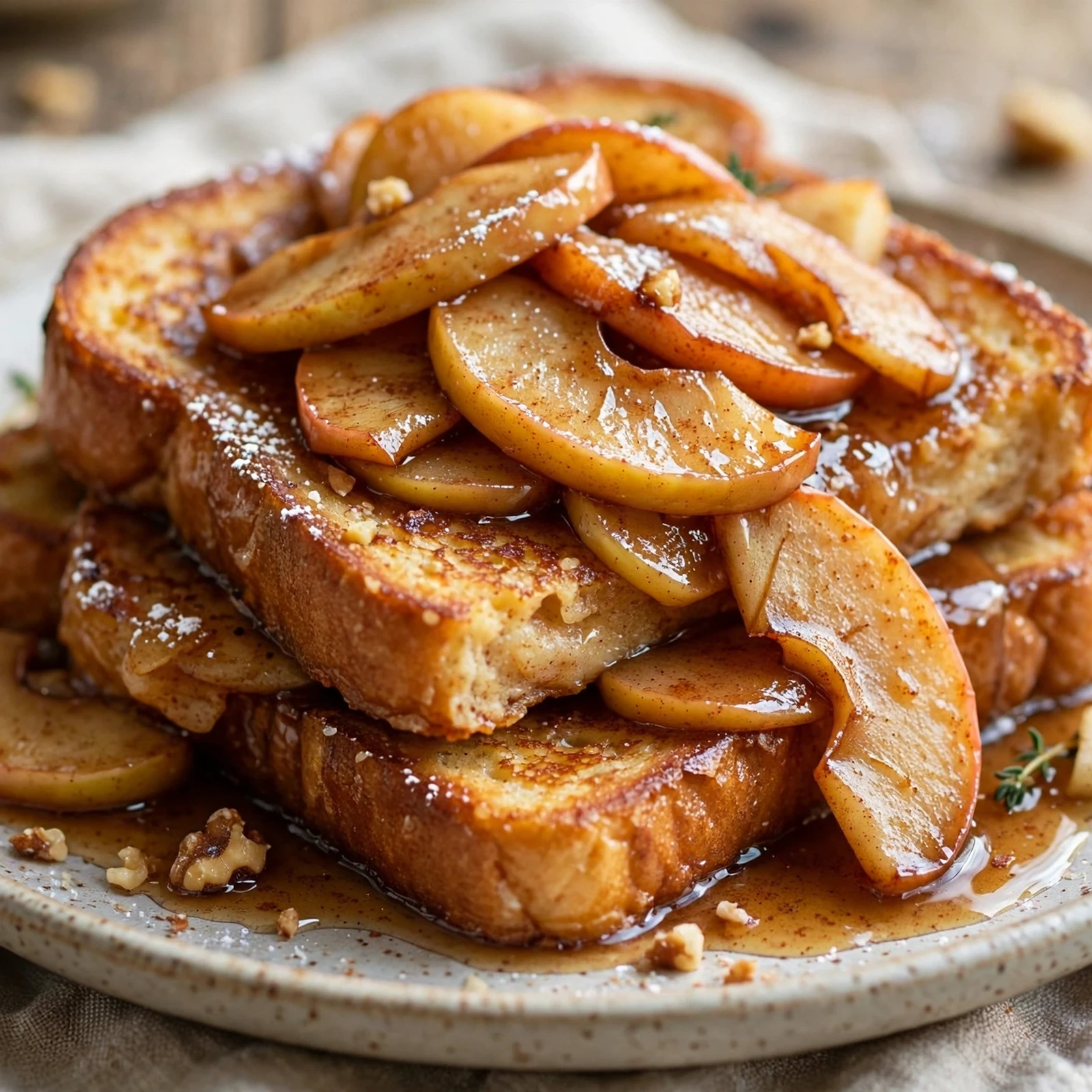 15 Indulgent 21 Day Fix French Toast Recipes That Won’t Break Your Plan: 7. Apple Cinnamon French Toast