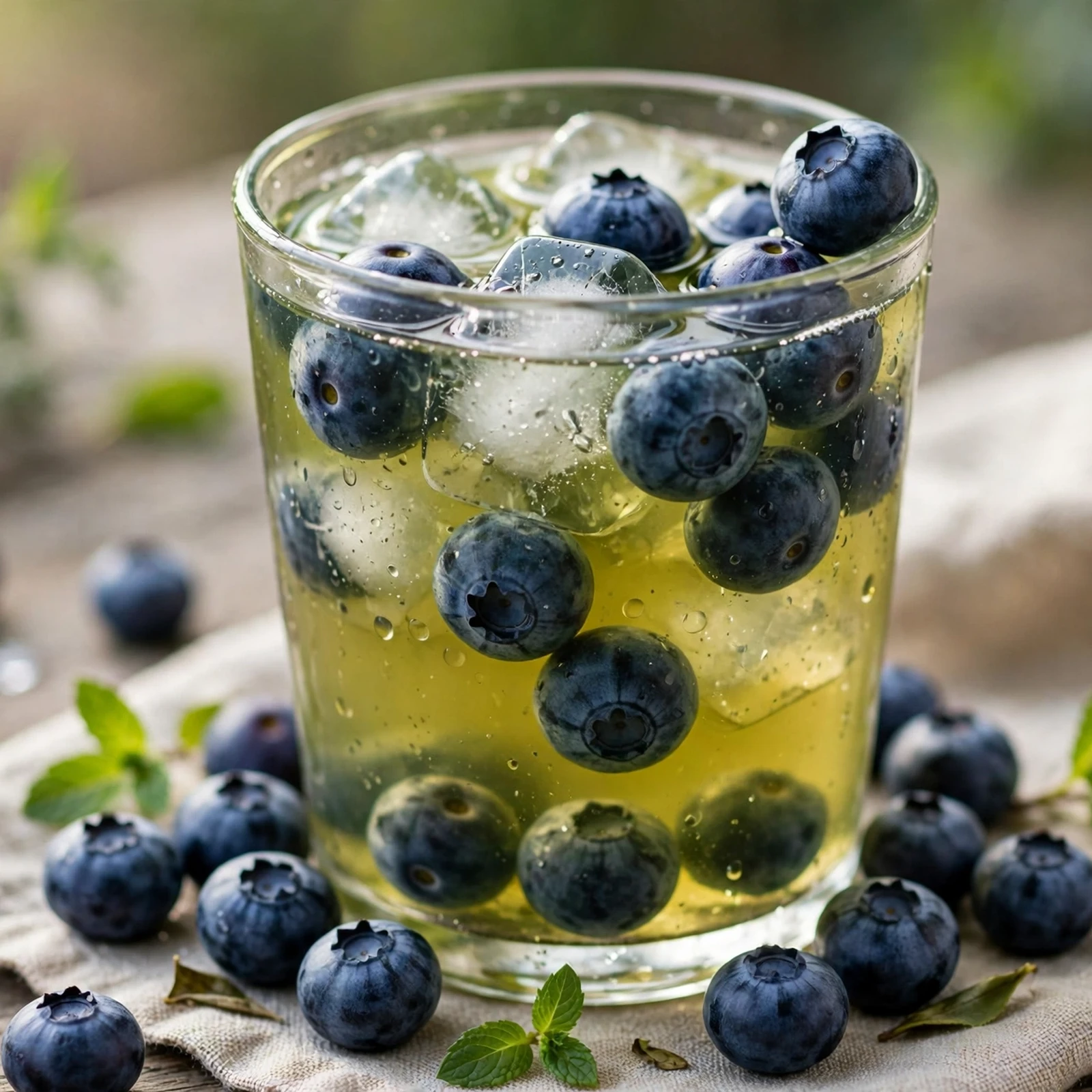 20 Hydrating Summer Anti-Inflammatory Drinks And Smoothies: 9. Blueberry Green Tea Cooler