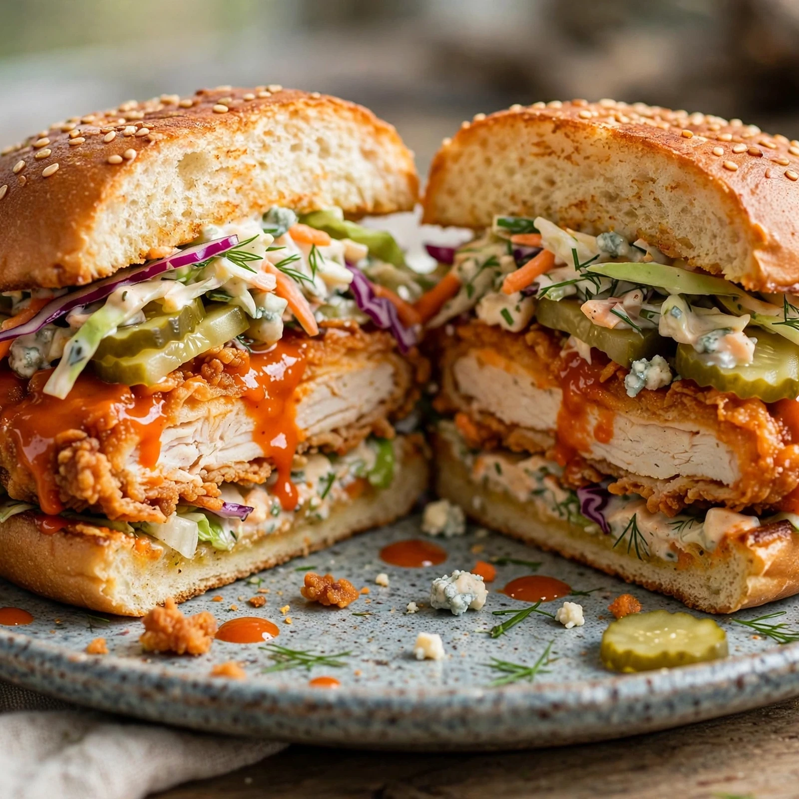 15 Satisfying 21 Day Fix Sandwich Ideas That Keep You on Track: 7. Buffalo Chicken Sandwich