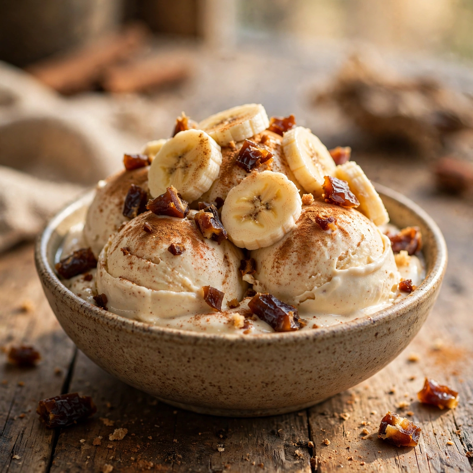 10 Anti-Inflammatory Ice Cream Alternatives Recipes You’ll Want All Summer Long: 9. Cinnamon Date Banana Nice Cream