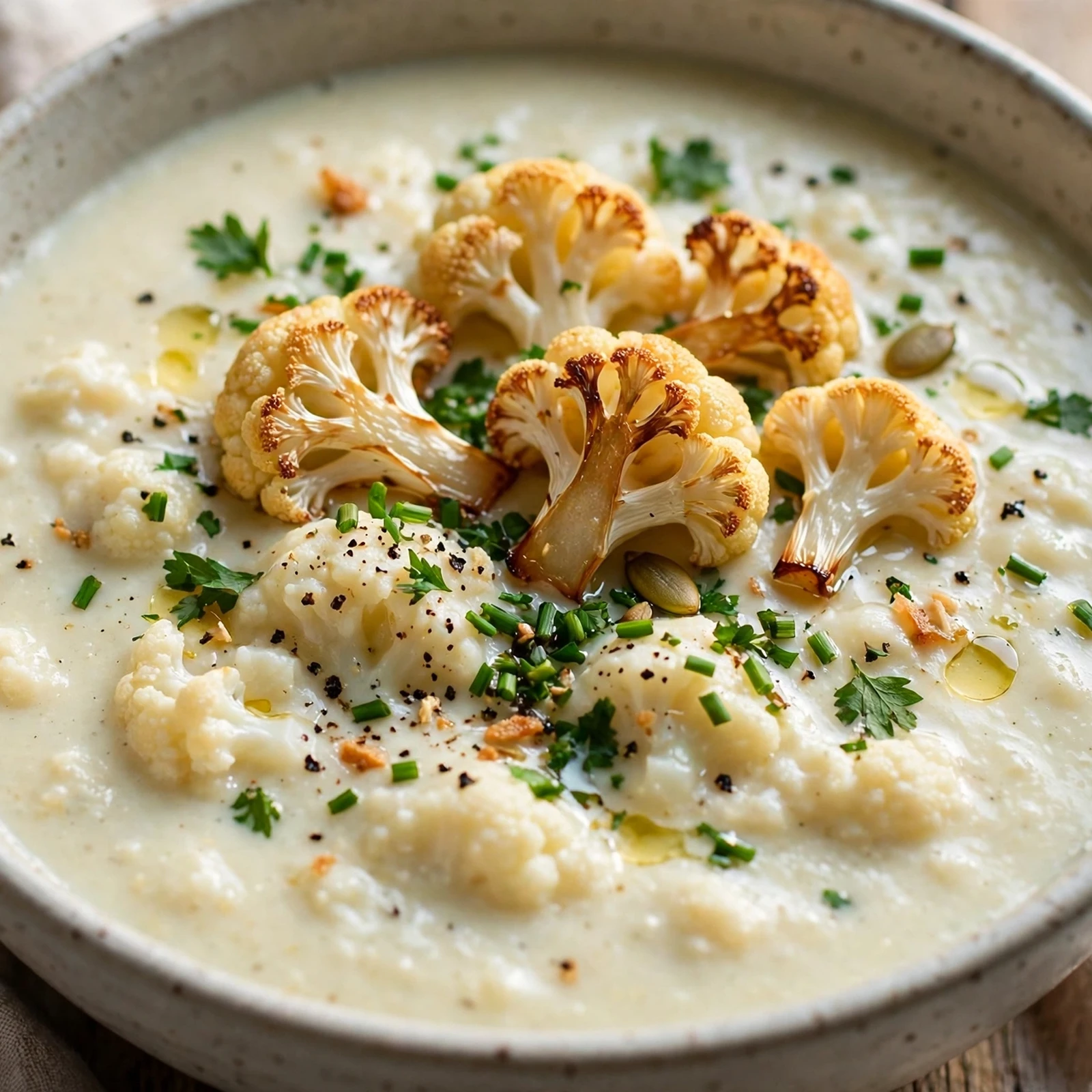 15 Creamy 21 Day Fix Cauliflower Soup Recipes You’ll Make on Repeat: 8. Instant Pot Cauliflower Soup