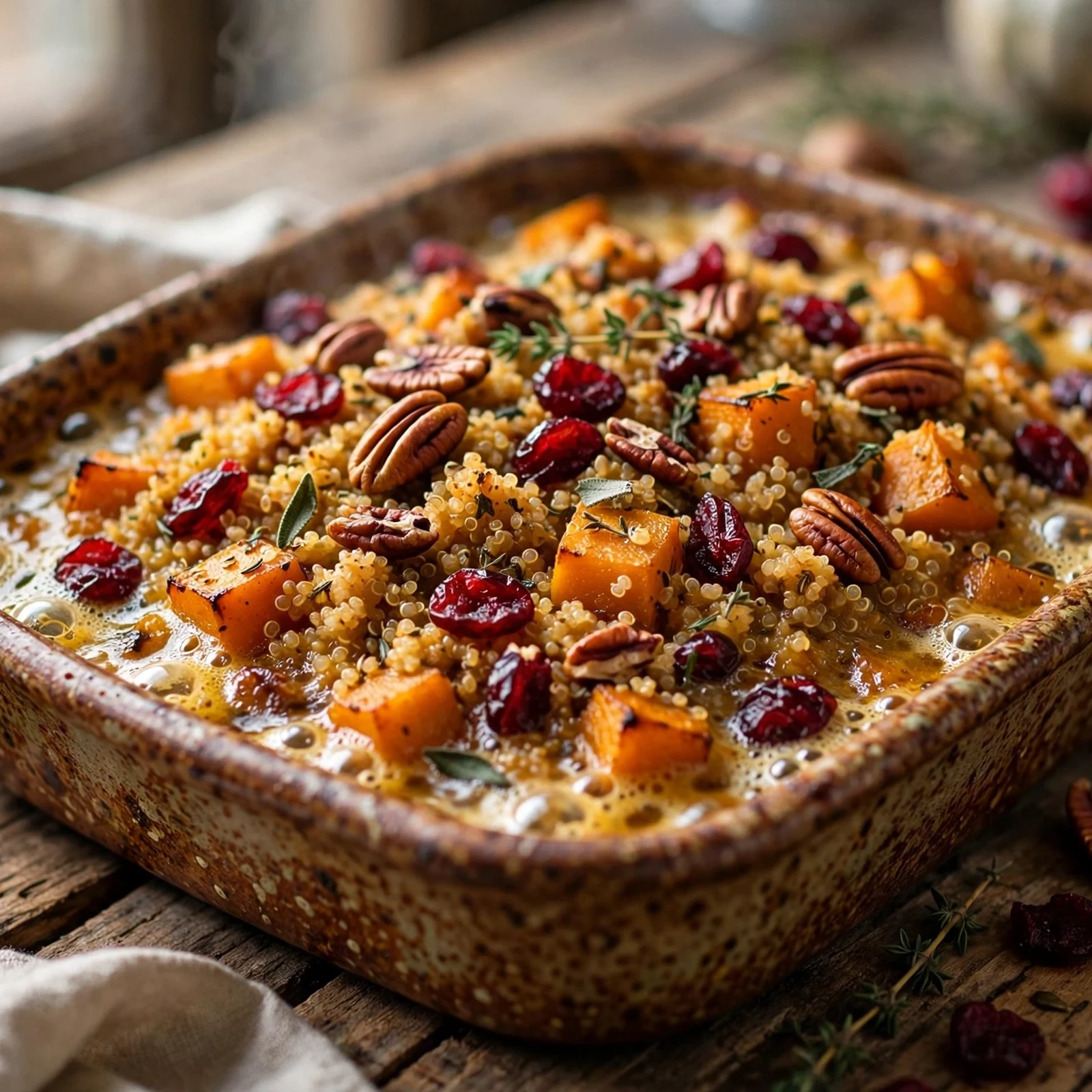 15 Anti-Inflammatory Thanksgiving Recipes Everyone Will Love: 10. Pumpkin Quinoa Pilaf with Cranberries and Pecans