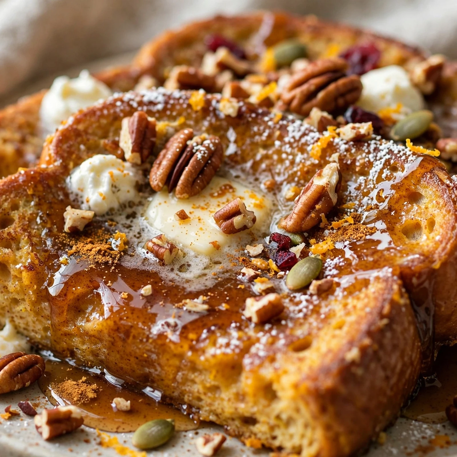 15 Indulgent 21 Day Fix French Toast Recipes That Won’t Break Your Plan: 8. Pumpkin Spice French Toast