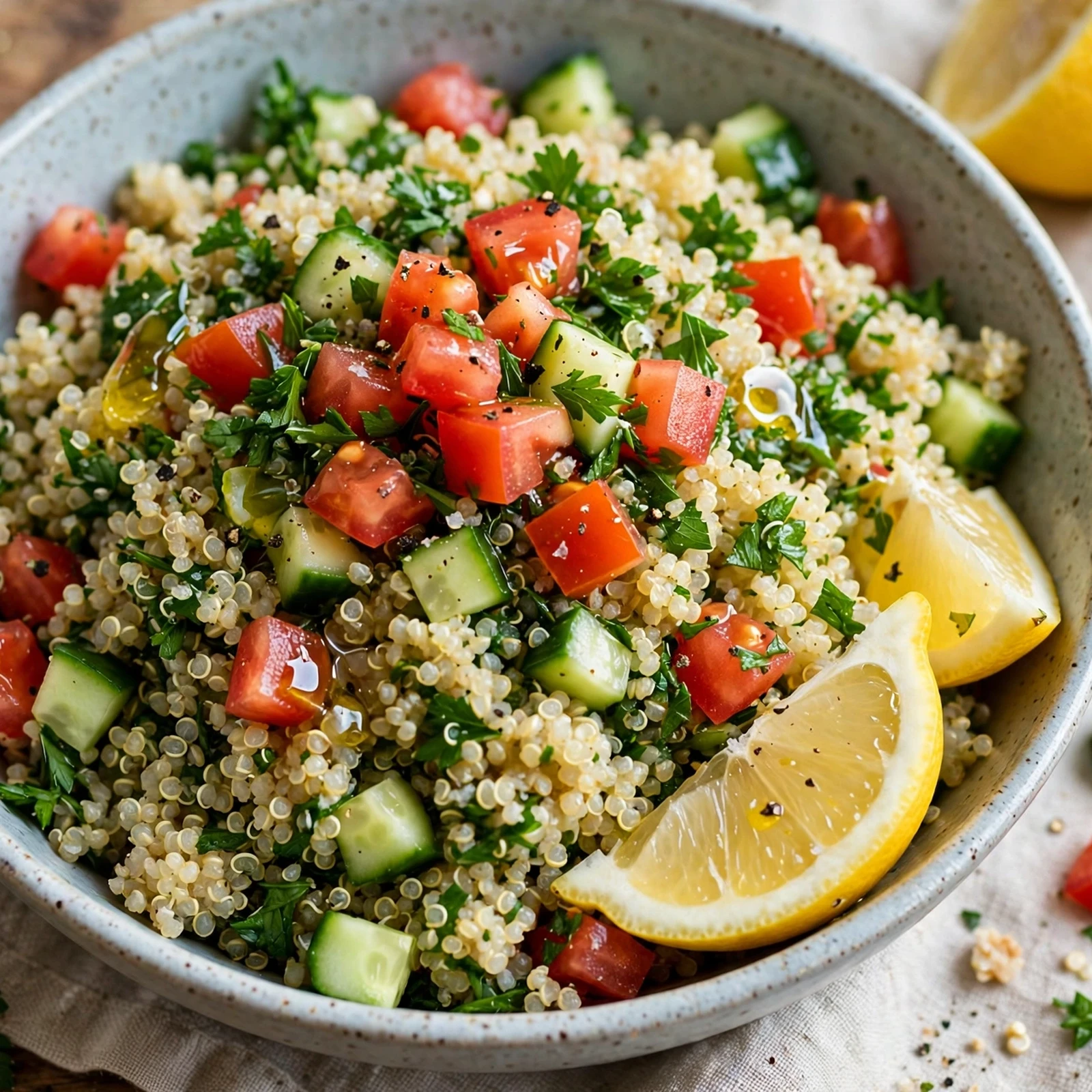 12 Summer Anti-Inflammatory Meal Prep Ideas for Busy Days: Quinoa Tabbouleh Power Bowls