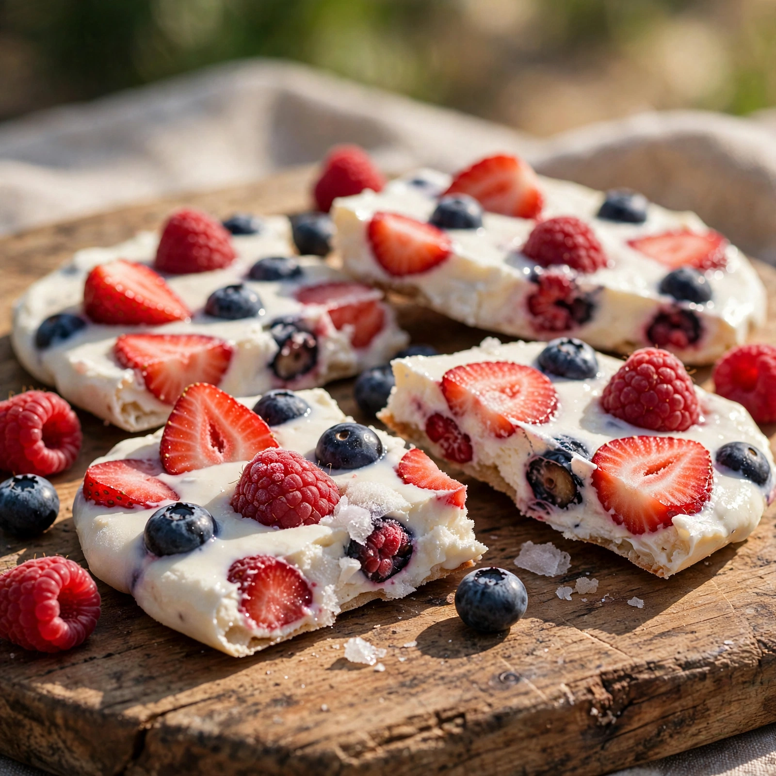 10 Anti-Inflammatory Ice Cream Alternatives Recipes You’ll Want All Summer Long: 10. Mixed Berry Greek Yogurt Bark