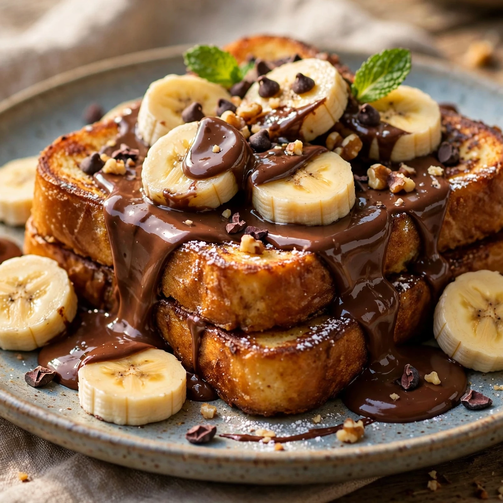 15 Indulgent 21 Day Fix French Toast Recipes That Won’t Break Your Plan: 9. Chocolate Banana French Toast
