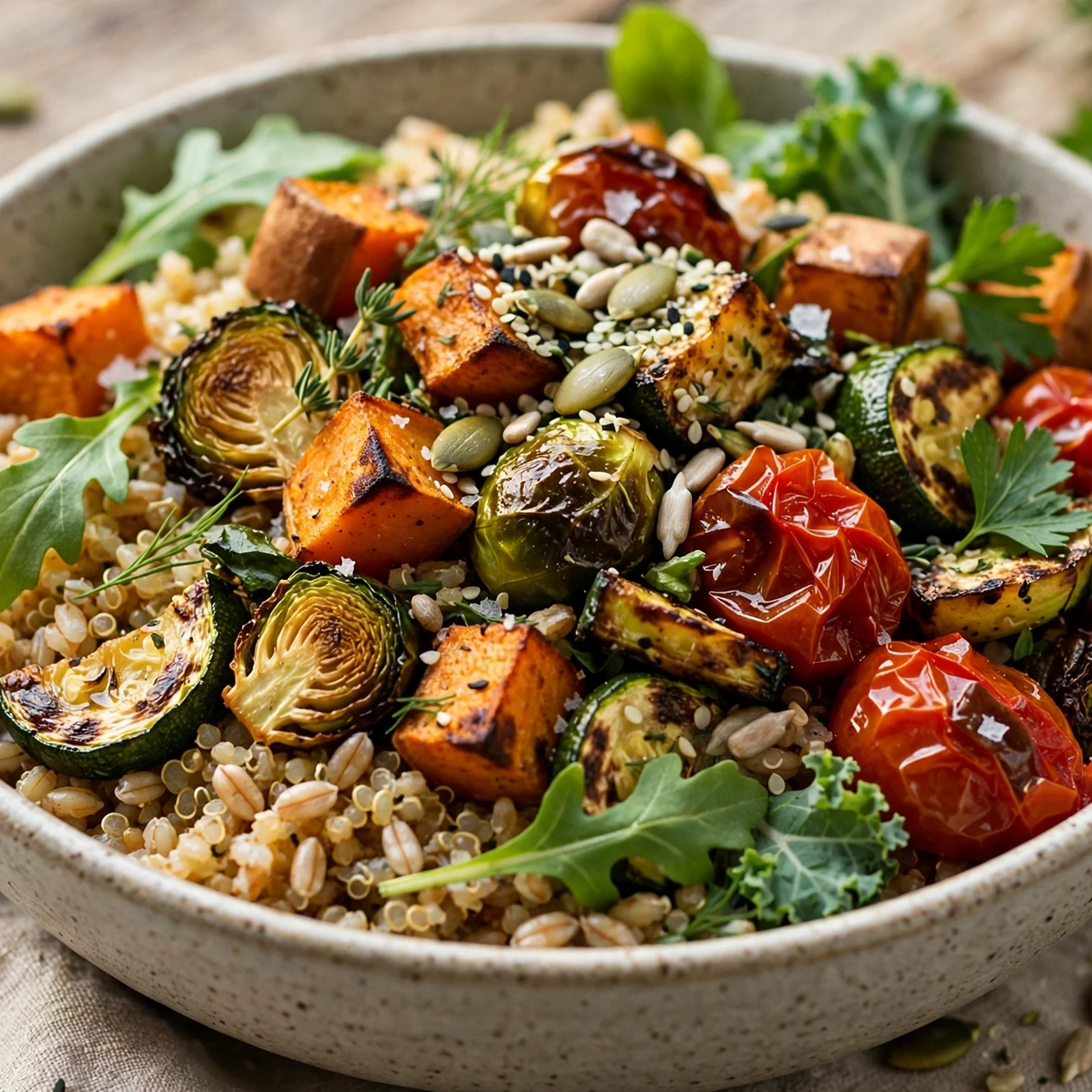 10 Summer Anti-Inflammatory Back-to-School Lunch Ideas: 10. Summer Harvest Grain Bowl