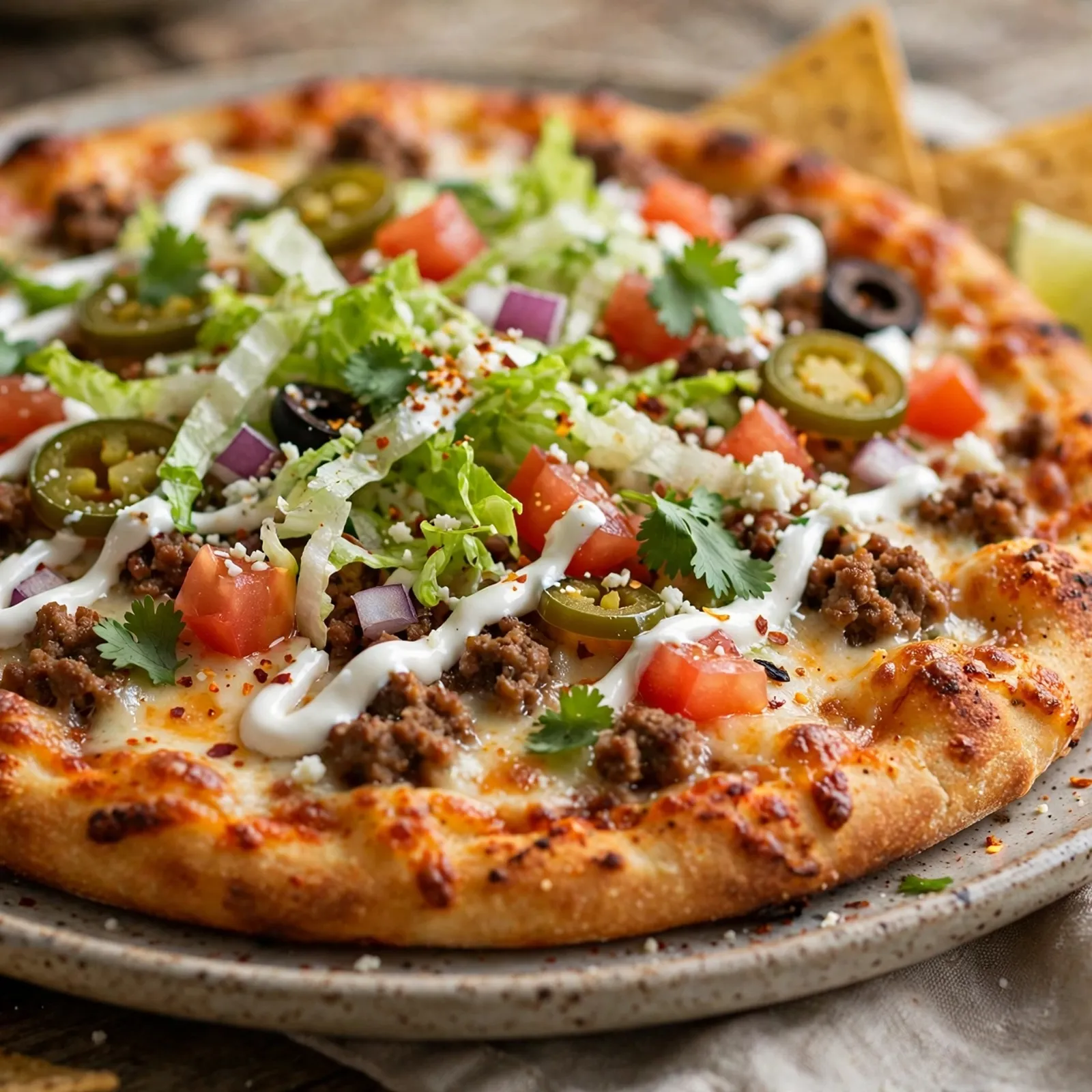 20 Easy 21 Day Fix Pizza Recipes You’ll Actually Crave: 10. Taco Pizza