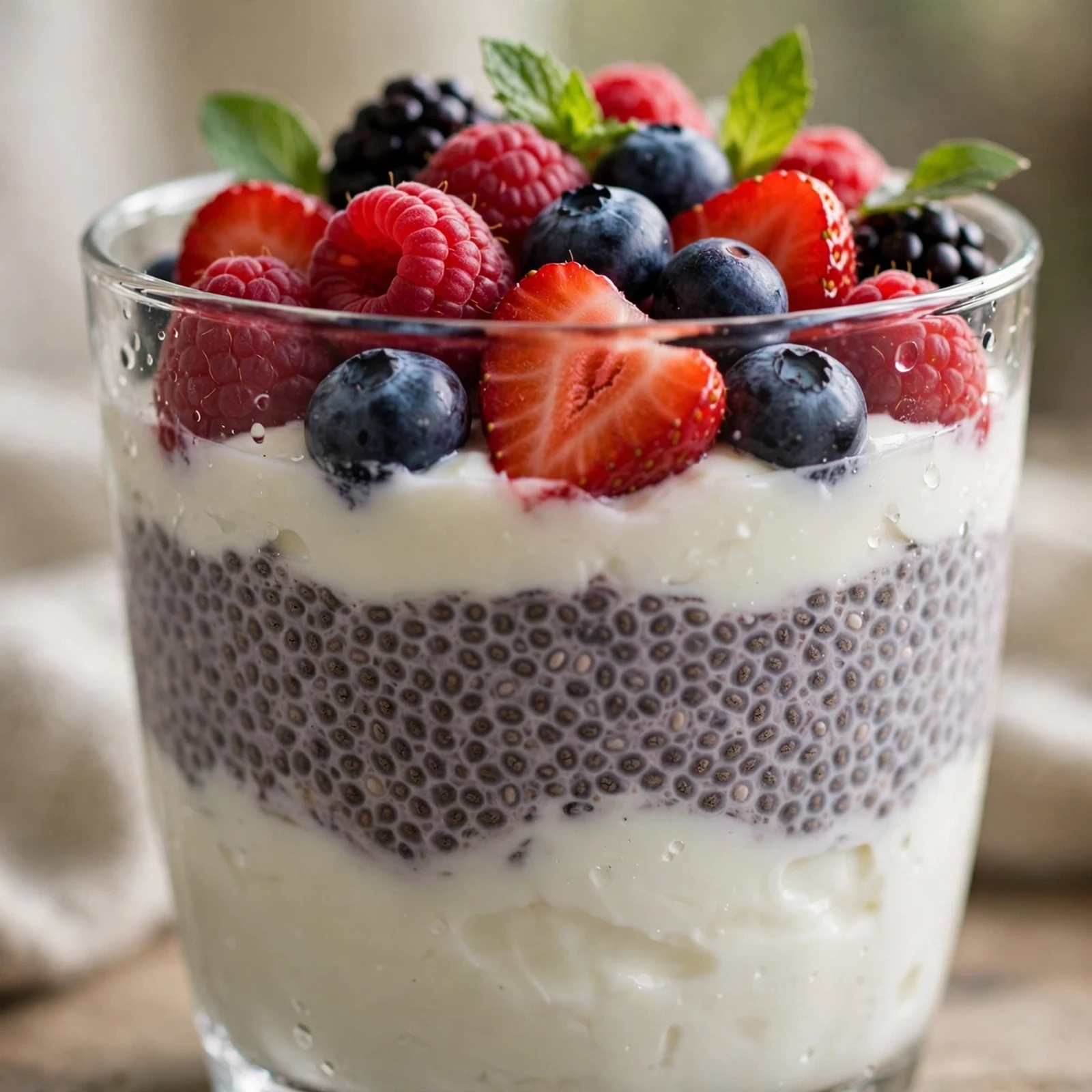 15 End-of-Summer Anti-Inflammatory Recipes to Soak In the Season: 11. Berry Chia Breakfast Parfait