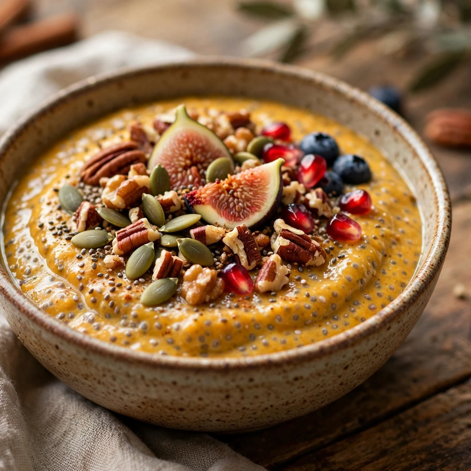 15 Anti-Inflammatory Fall Breakfasts with Oats Squash And Spice: 11. Creamy Pumpkin Chia Pudding