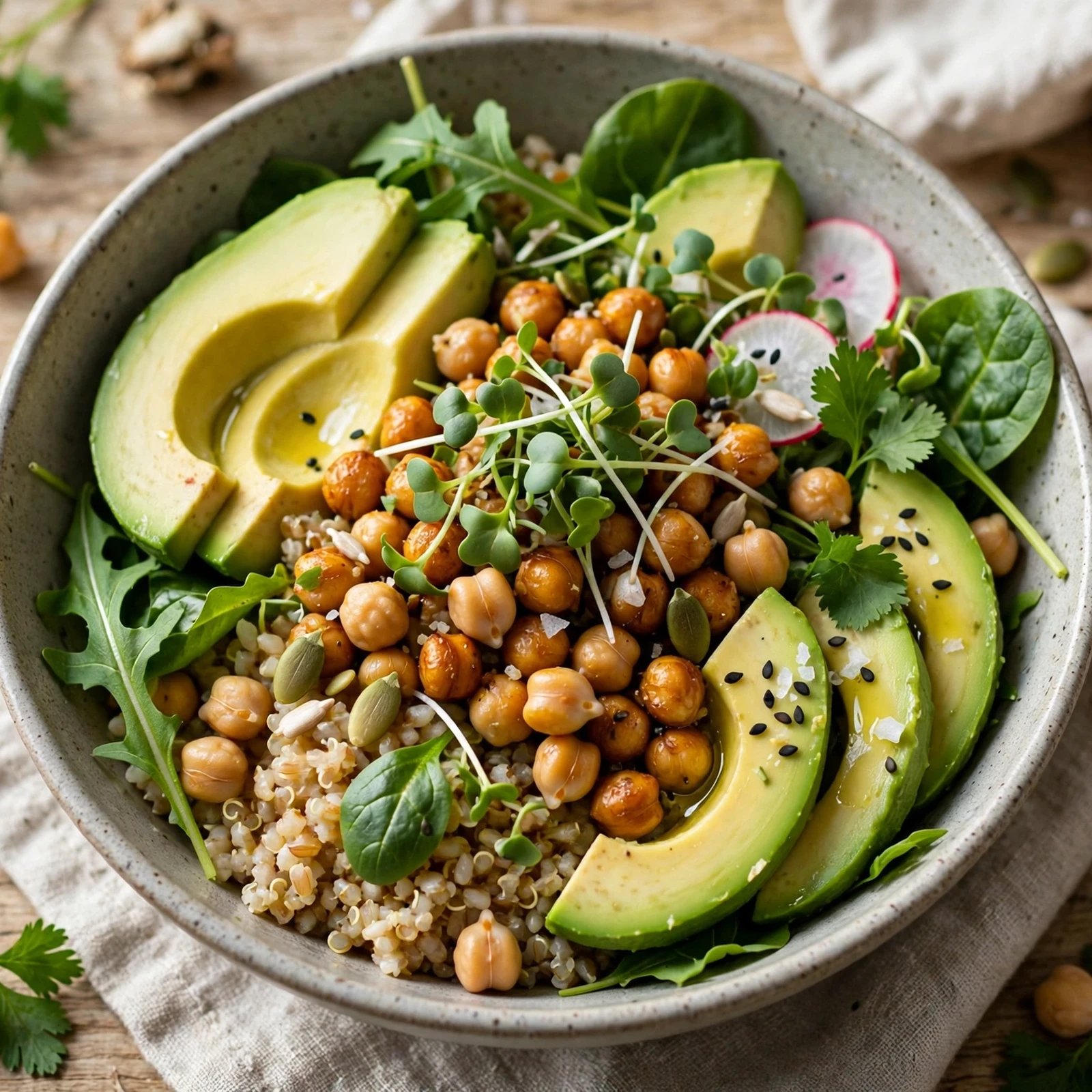 15 Anti-Inflammatory Summer Bowls with Grains, Veggies & Protein: 13. Chickpea Avocado Bowl