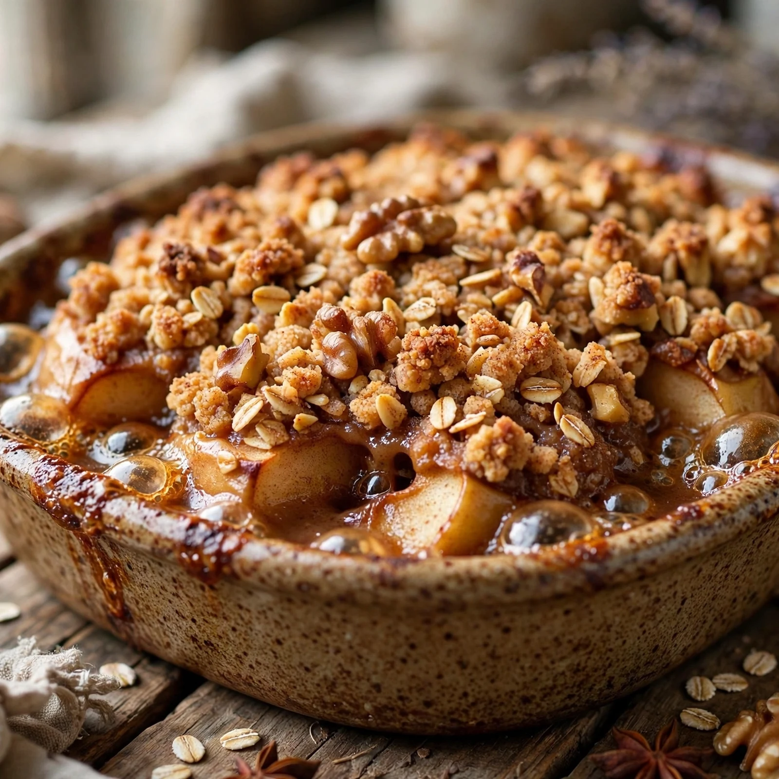 15 Anti-Inflammatory Thanksgiving Recipes Everyone Will Love: 14. Cinnamon Baked Apples with Walnut Oat Crumble
