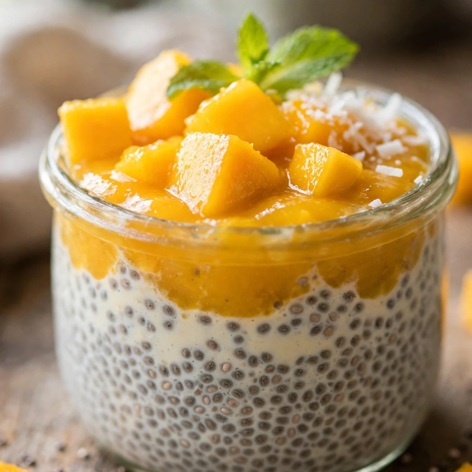 20 No-Cook Anti-Inflammatory Meals for Hot Summer Days: 13. Mango Chia Pudding