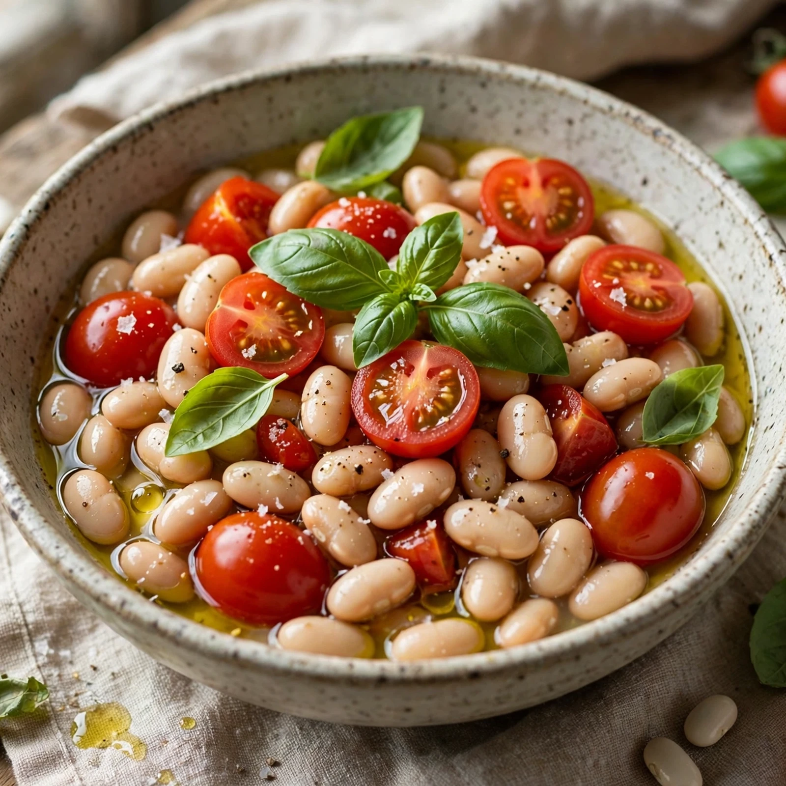 20 Light Summer Anti-Inflammatory Dinners Recipes for Warm Evenings: 13. Tomato Basil White Bean Bowls