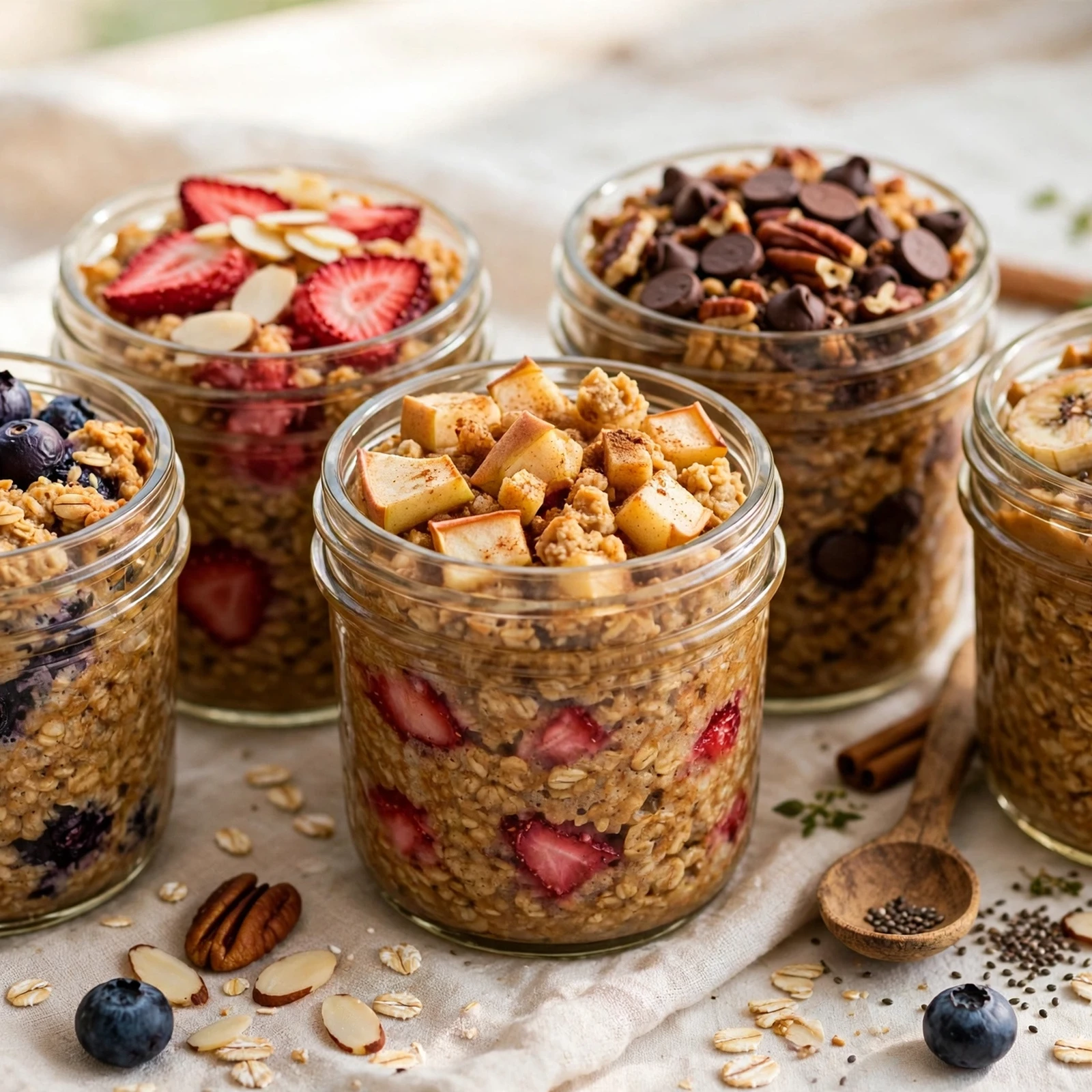 10 Make-Ahead 21 Day Fix Baked Oatmeal Jars for Busy Mornings: Which Baked Oatmeal Jar Should You Try First?