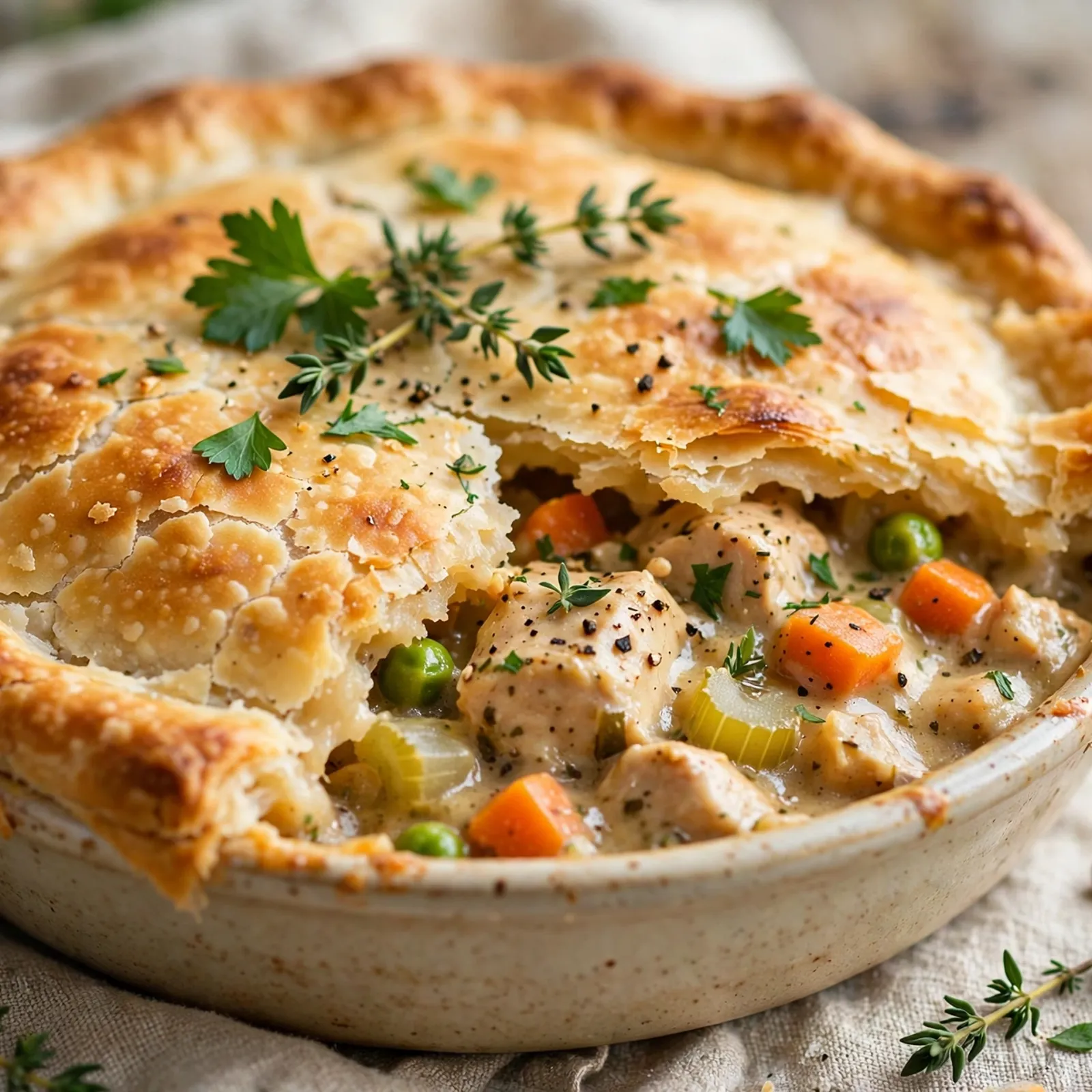 15 Cozy 21 Day Fix Chicken Pot Pie Recipes for Comfort Food Lovers: 12. Gluten-Free Chicken Pot Pie