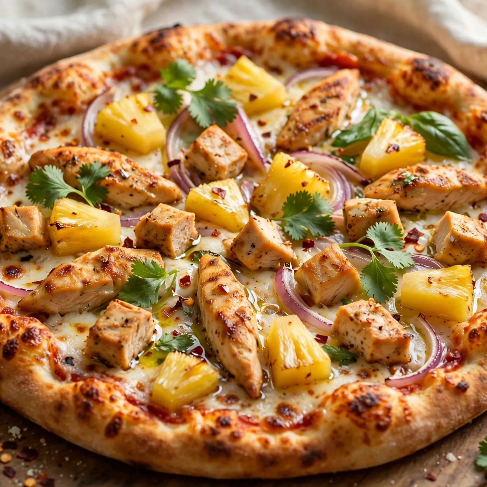 20 Easy 21 Day Fix Pizza Recipes You’ll Actually Crave: 13. Hawaiian Chicken Pizza