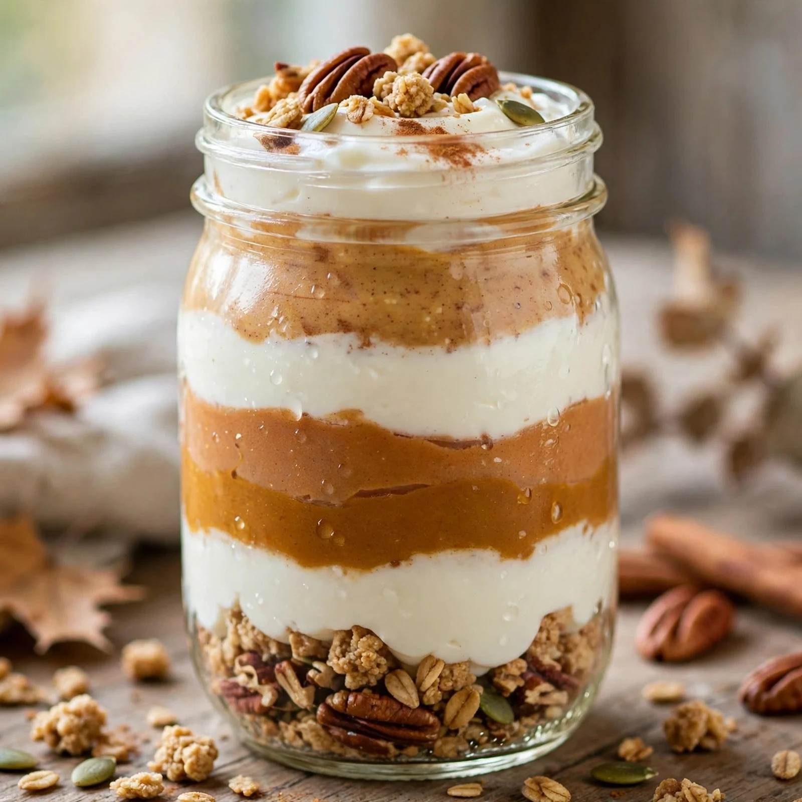 15 Anti-Inflammatory Thanksgiving Recipes Everyone Will Love: 15. Pumpkin Greek Yogurt Parfaits