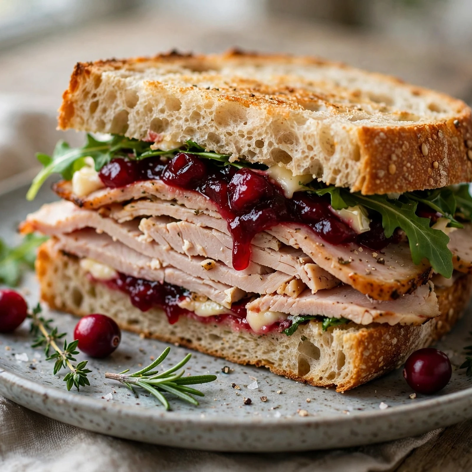 15 Satisfying 21 Day Fix Sandwich Ideas That Keep You on Track: 12. Turkey Cranberry Sandwich
