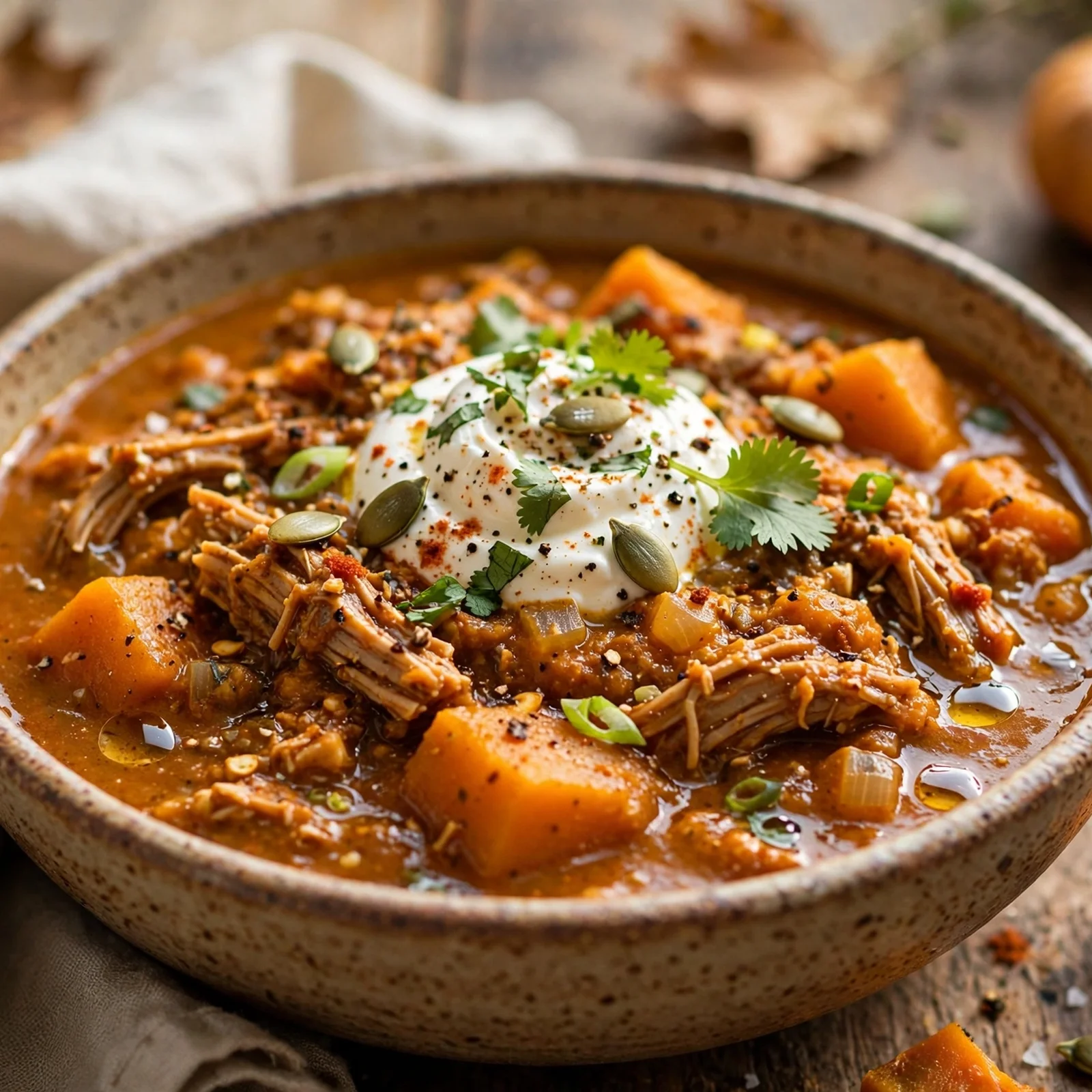 15 One-Pot Anti-Inflammatory Fall Dinners for Easy Weeknights: 14. Cozy Turkey Pumpkin Chili