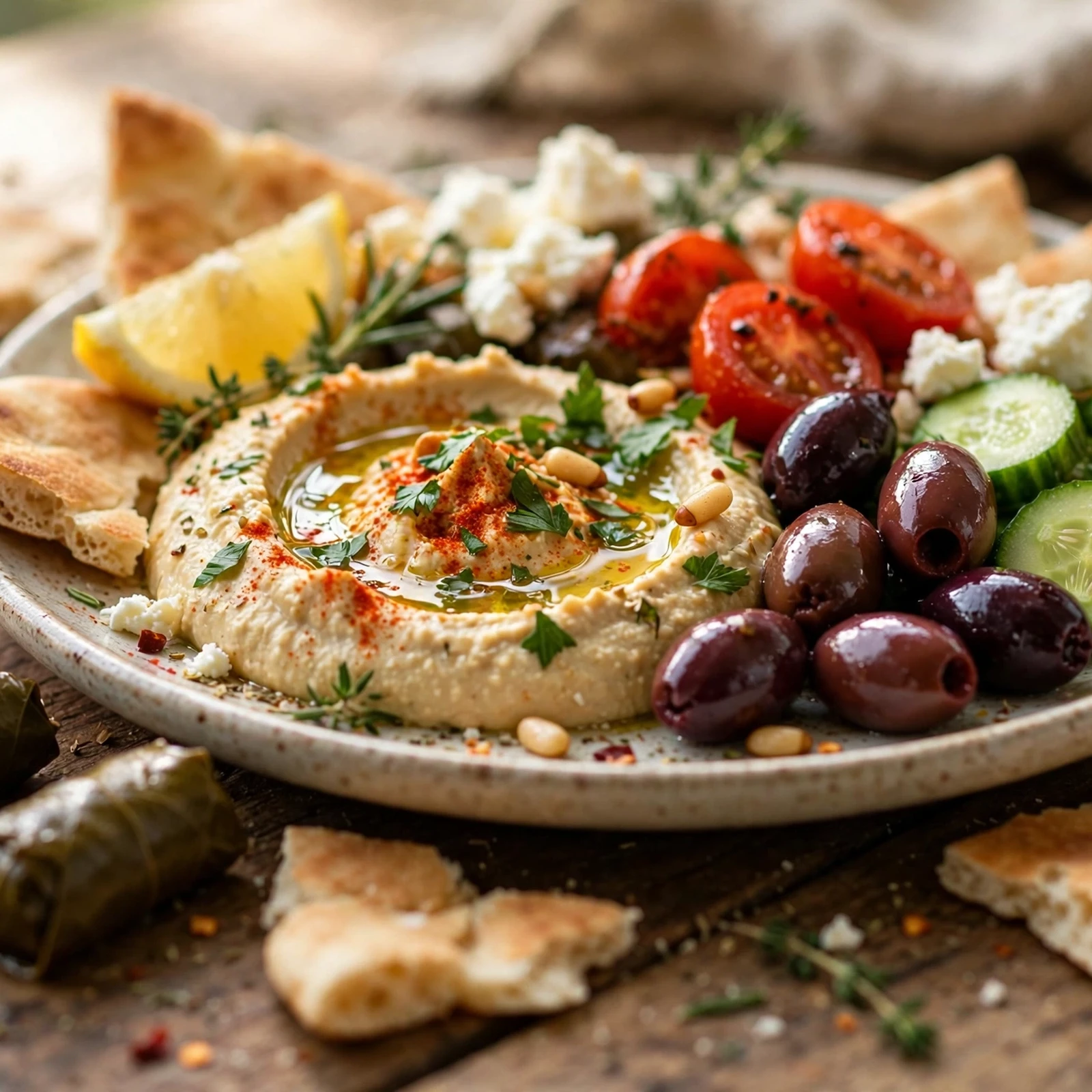20 No-Cook Anti-Inflammatory Meals for Hot Summer Days: 15. Mediterranean Snack Plate