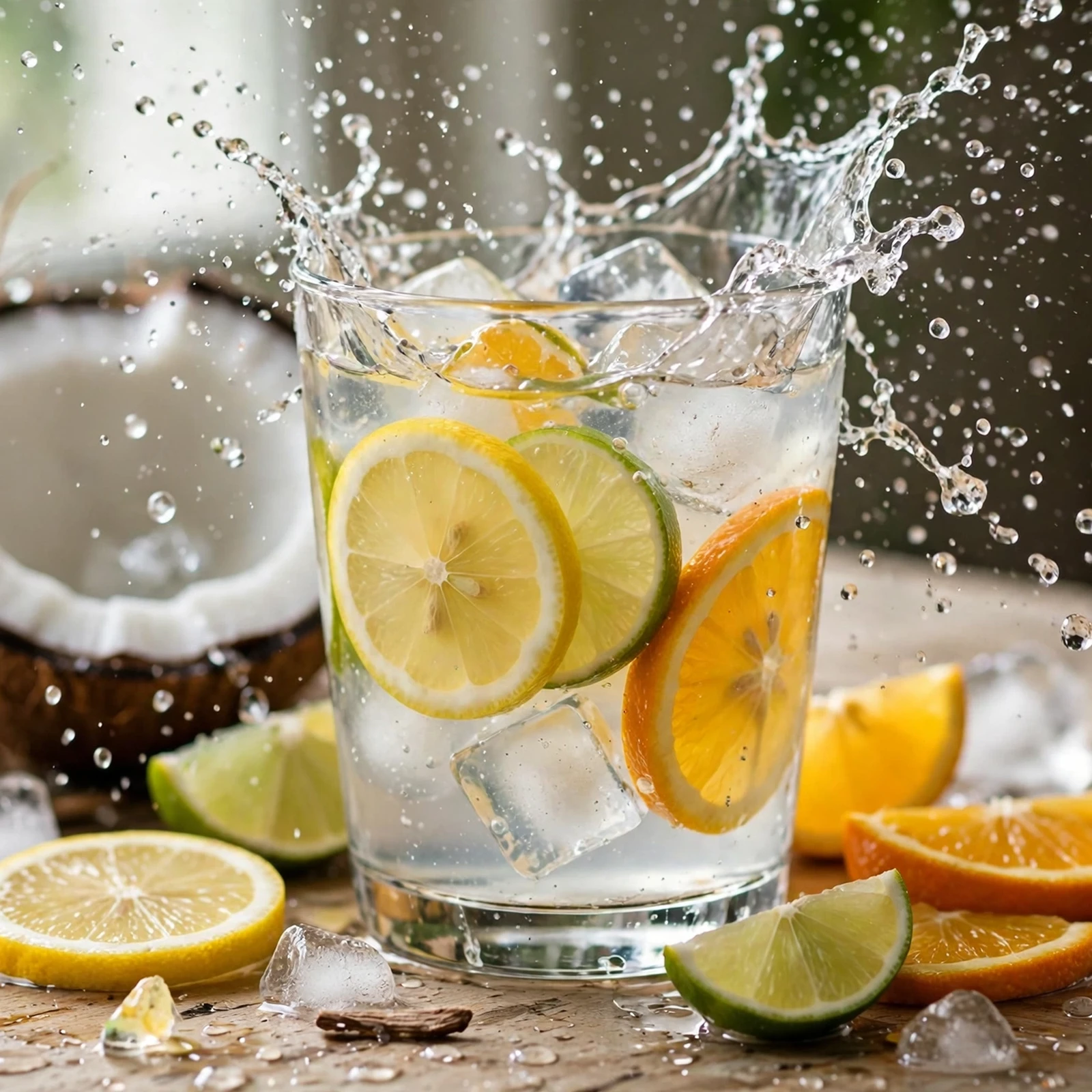 20 Hydrating Summer Anti-Inflammatory Drinks And Smoothies: 16. Coconut Water Citrus Splash