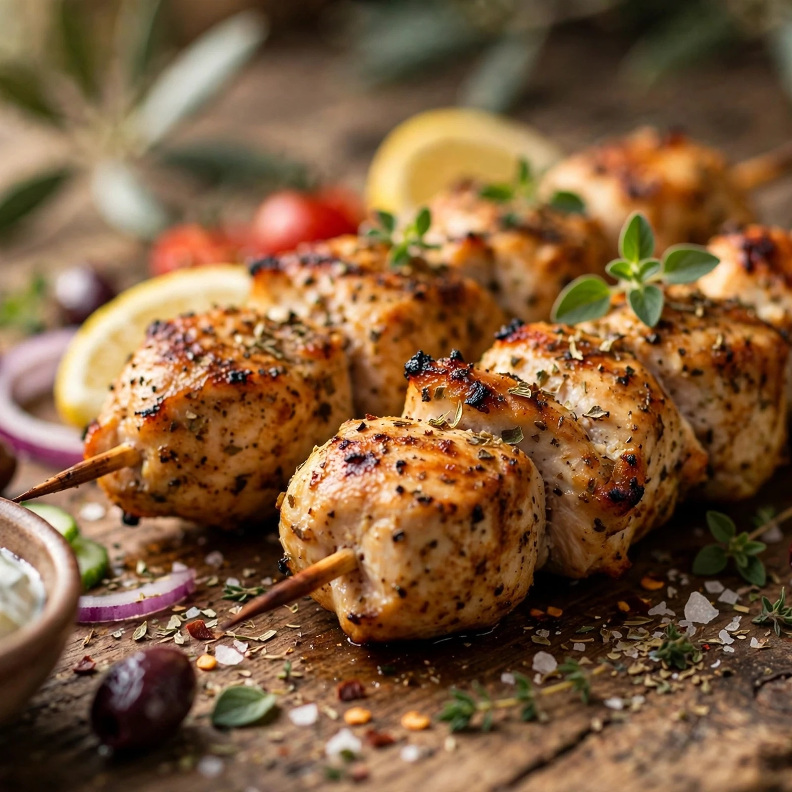 25 Smoky 21 Day Fix Grilling Recipes for the Perfect Summer Cookout: 15. Greek Chicken Souvlaki