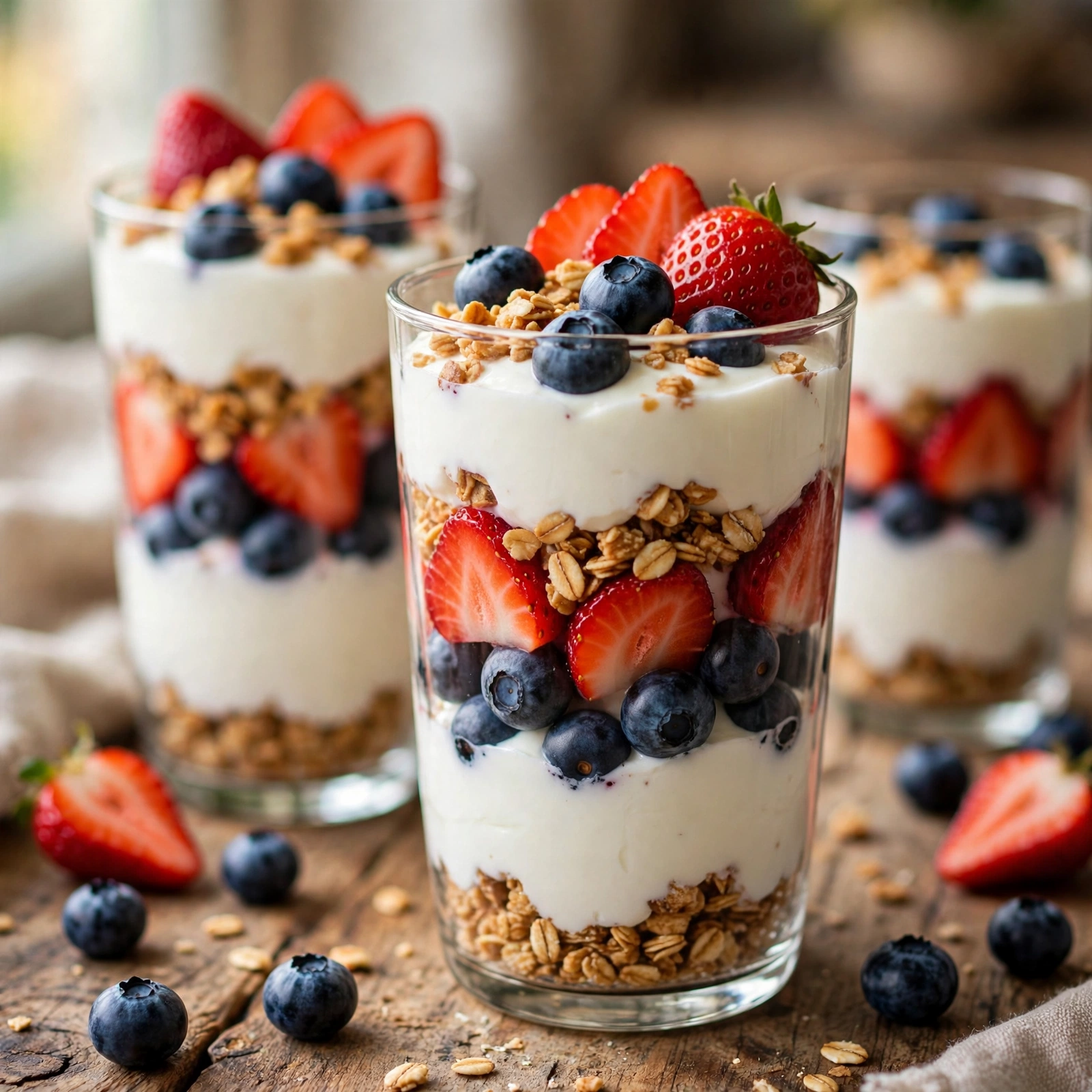 21 Day Fix Summer Meal Prep (Beat the Heat & Stay on Track): 14. Greek Yogurt Berry Parfaits