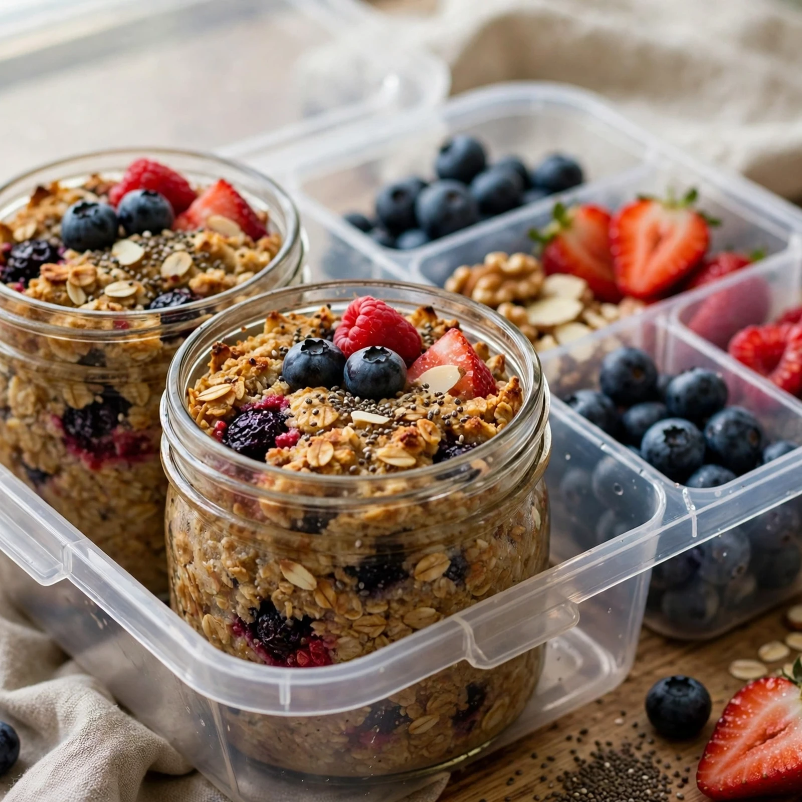 10 Make-Ahead 21 Day Fix Baked Oatmeal Jars for Busy Mornings: Meal Prep Tips for Baked Oatmeal Jars