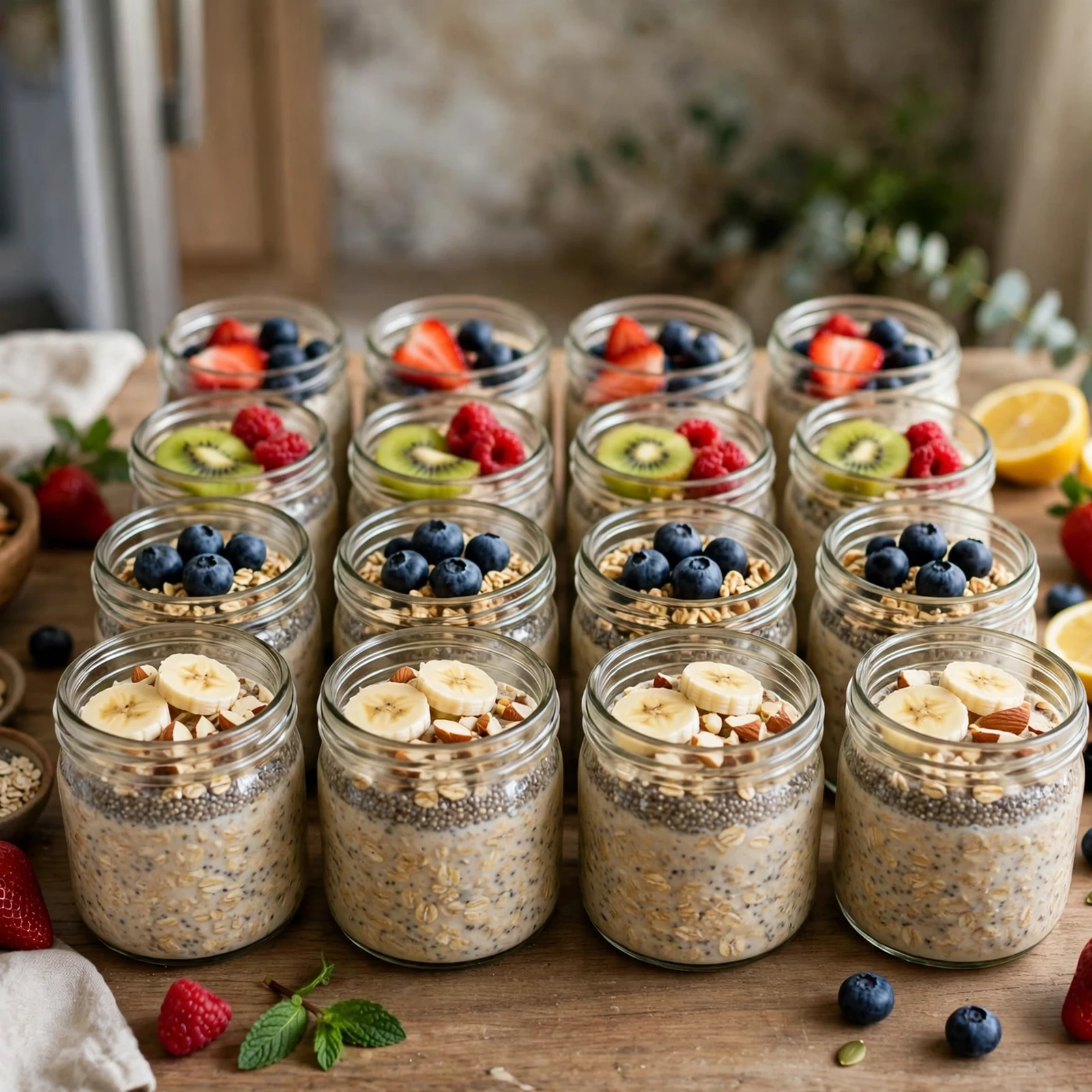 10 Anti-Inflammatory Overnight Oats for Hot Summer Mornings: Meal Prep Tips