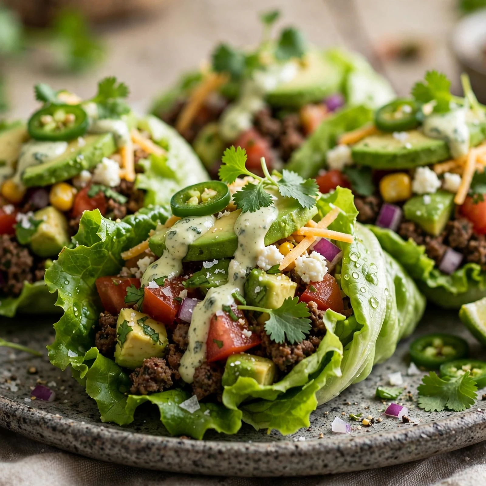15 Quick 21 Day Fix Wrap Recipes for Lunch Meal Prep: 14. Taco Lettuce Wrap