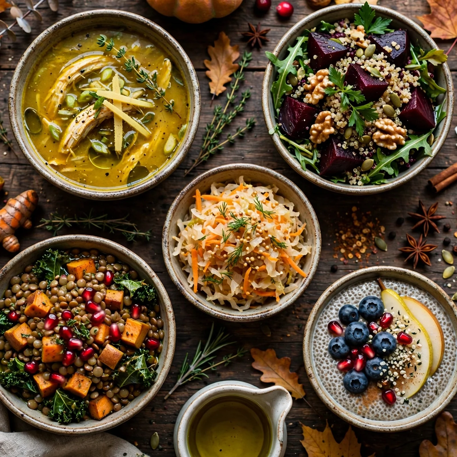 12 Gut-Healing Anti-Inflammatory Fall Meals for Immunity: Easy Ways to Build a Balanced Fall Plate
