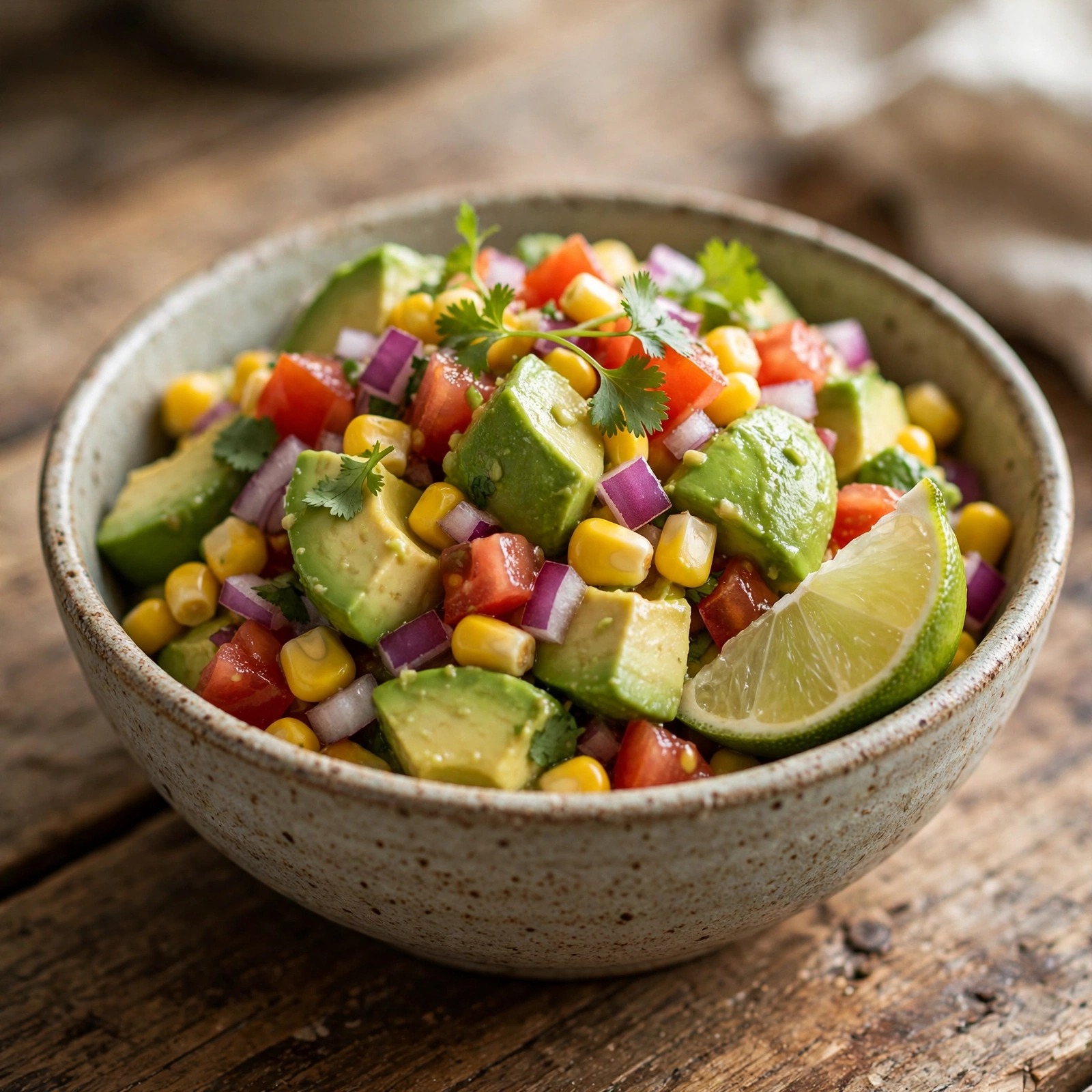 21 Day Fix Pool Party Food Guide (What You Can Actually Eat): Avocado Corn Salsa