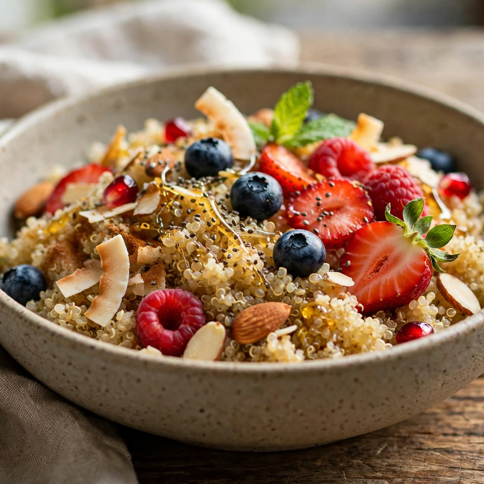 20 21 Day Fix Summer Breakfast Ideas (Quick & Light Mornings): 16. Breakfast Quinoa Bowl