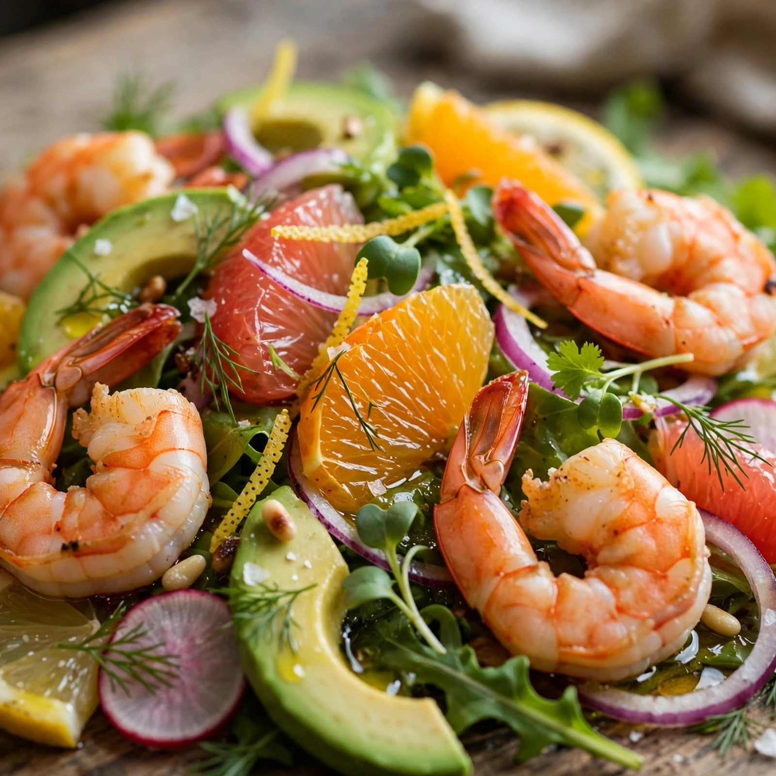20 No-Cook Anti-Inflammatory Meals for Hot Summer Days: 17. Citrus Shrimp Salad
