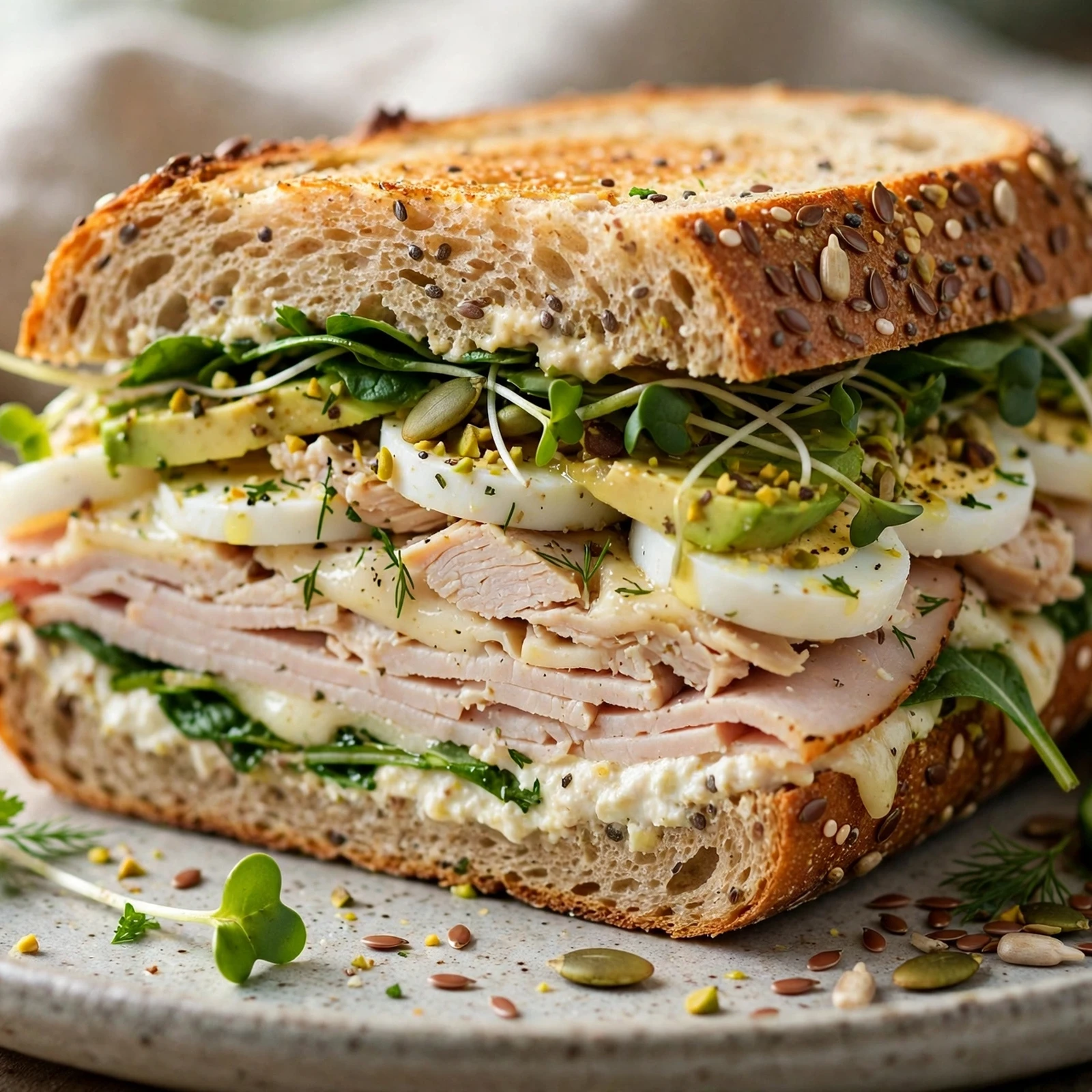 15 Satisfying 21 Day Fix Sandwich Ideas That Keep You on Track: 15. High-Protein Deli Sandwich