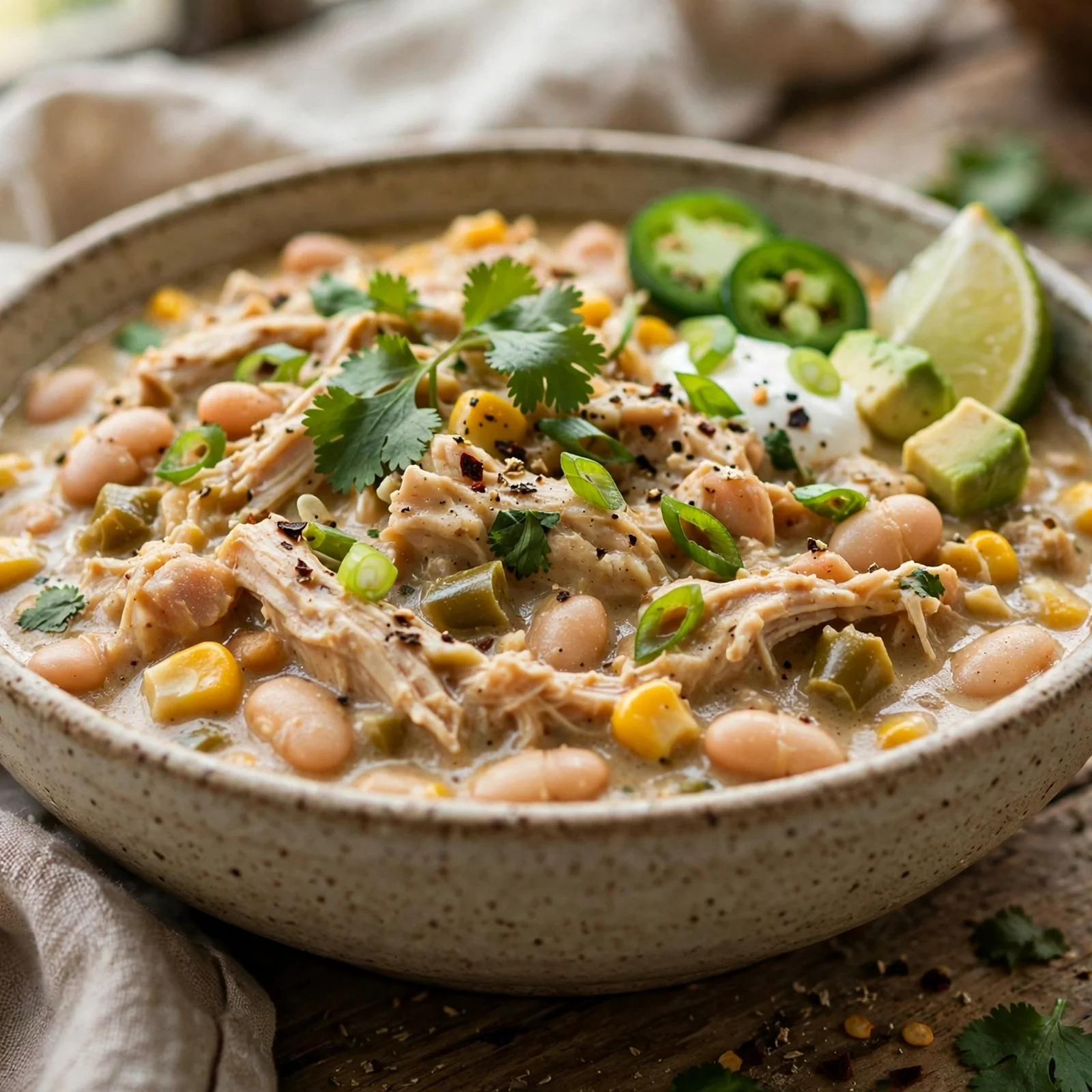 25 Cozy Fall Anti-Inflammatory Recipes to Warm Your Soul: 16. Slow Cooker White Chicken Chili