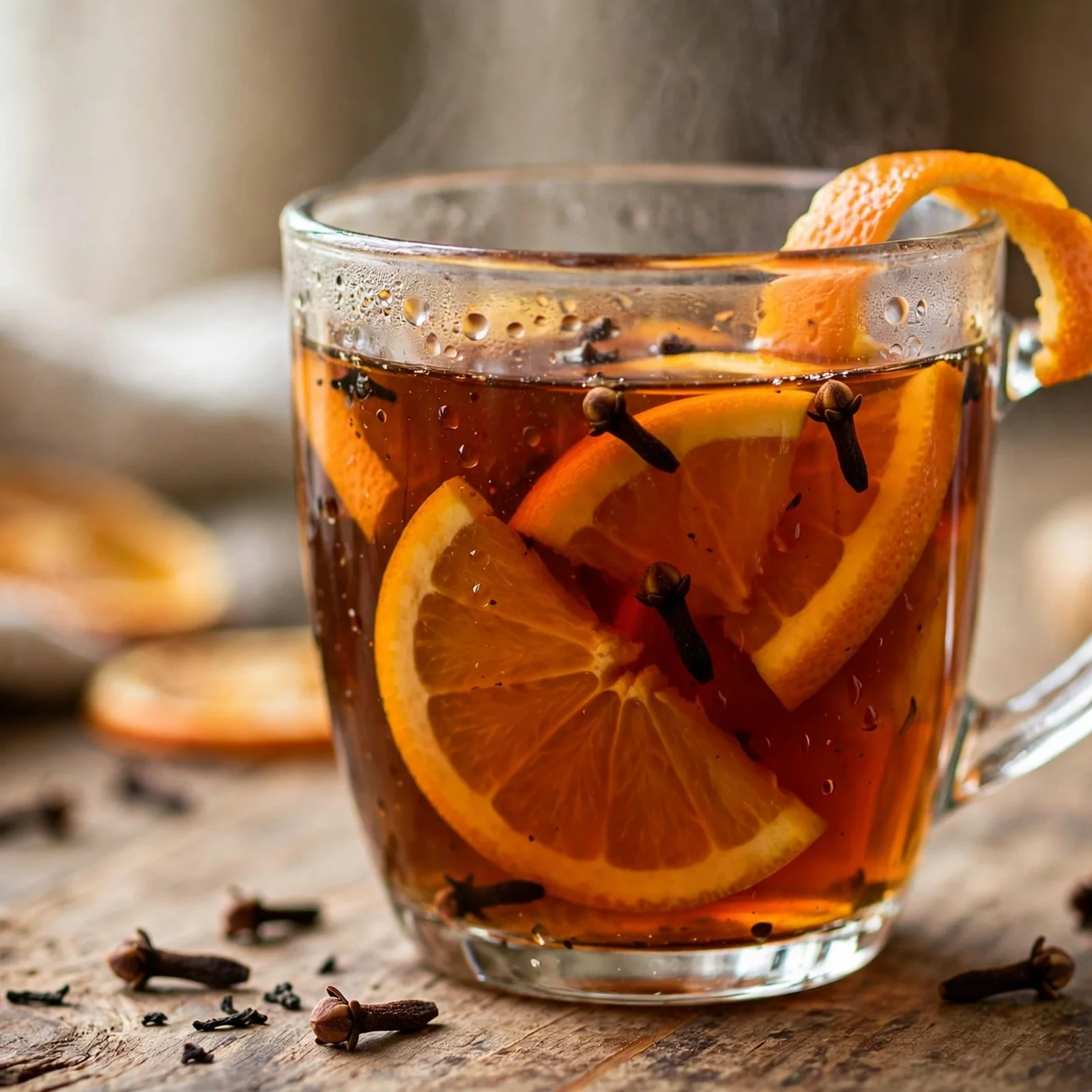 20 Warming Anti-Inflammatory Drinks And Spiced Teas for Fall: 17. Orange Clove Black Tea