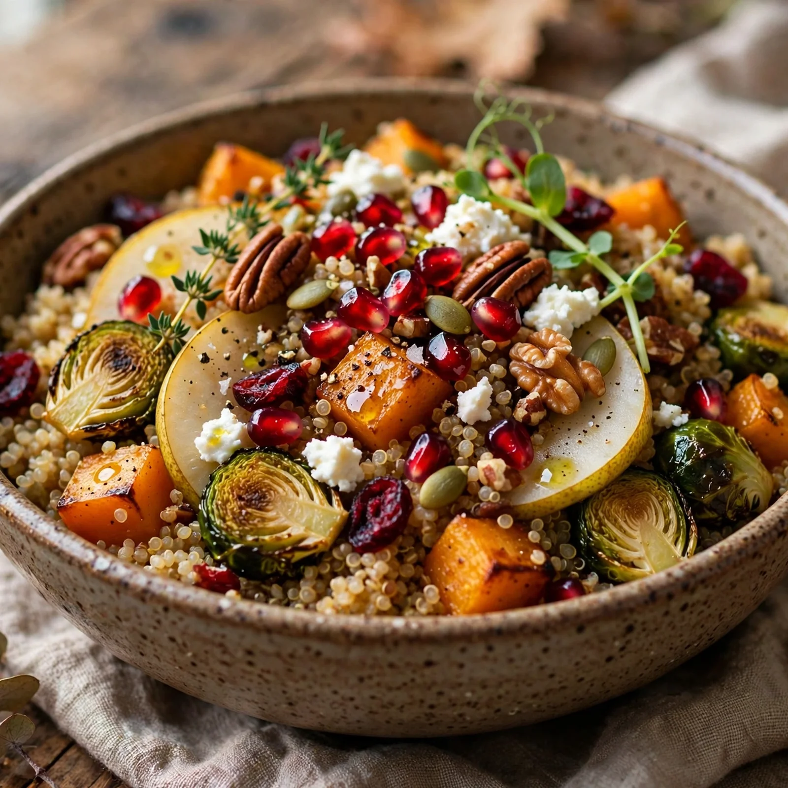 25 Cozy Fall Anti-Inflammatory Recipes to Warm Your Soul: 18. Autumn Quinoa Power Bowl