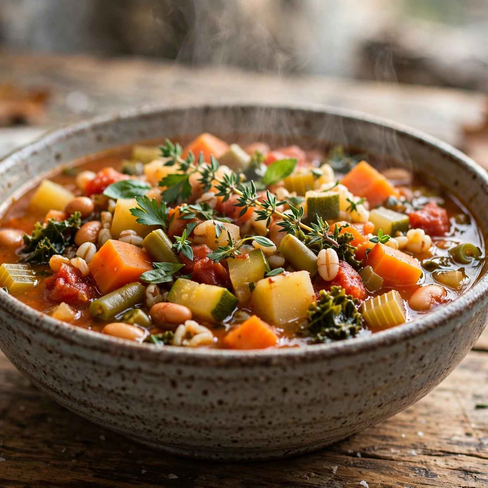 20 Anti-Inflammatory Slow Cooker Recipes for Fall: 19. Autumn Vegetable Minestrone