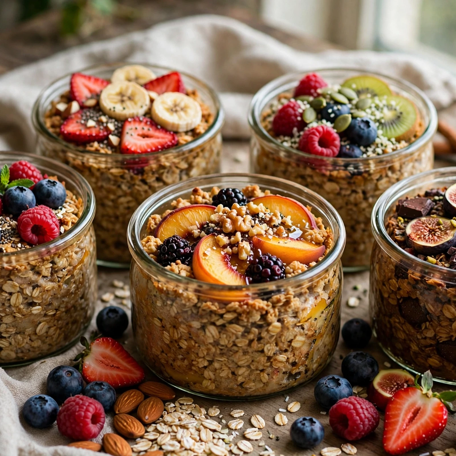 10 Make-Ahead 21 Day Fix Baked Oatmeal Jars for Busy Mornings: More Healthy Breakfast Inspiration