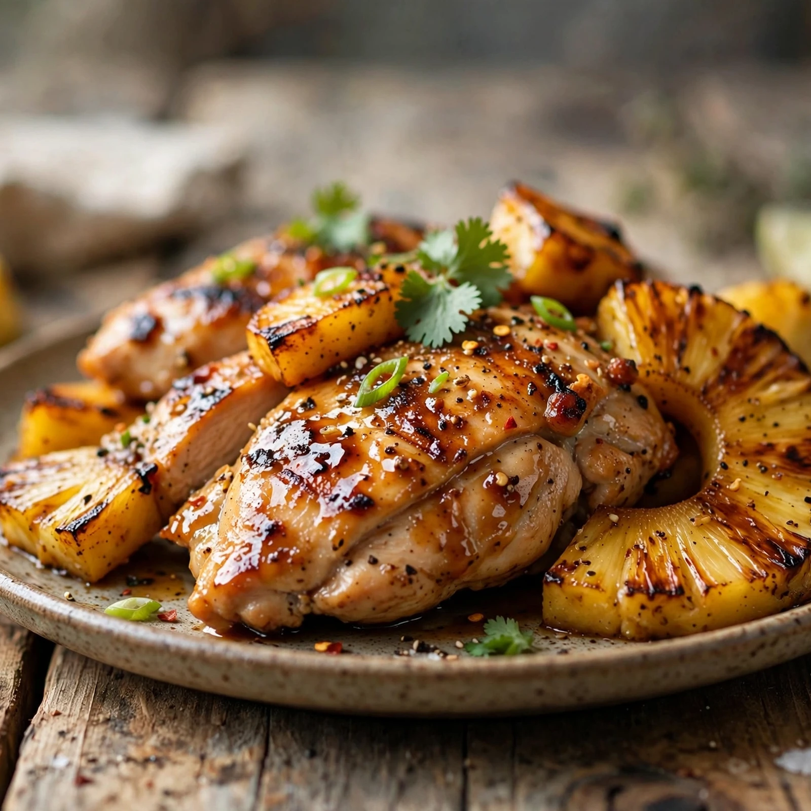 25 Smoky 21 Day Fix Grilling Recipes for the Perfect Summer Cookout: 19. Grilled Pineapple Chicken