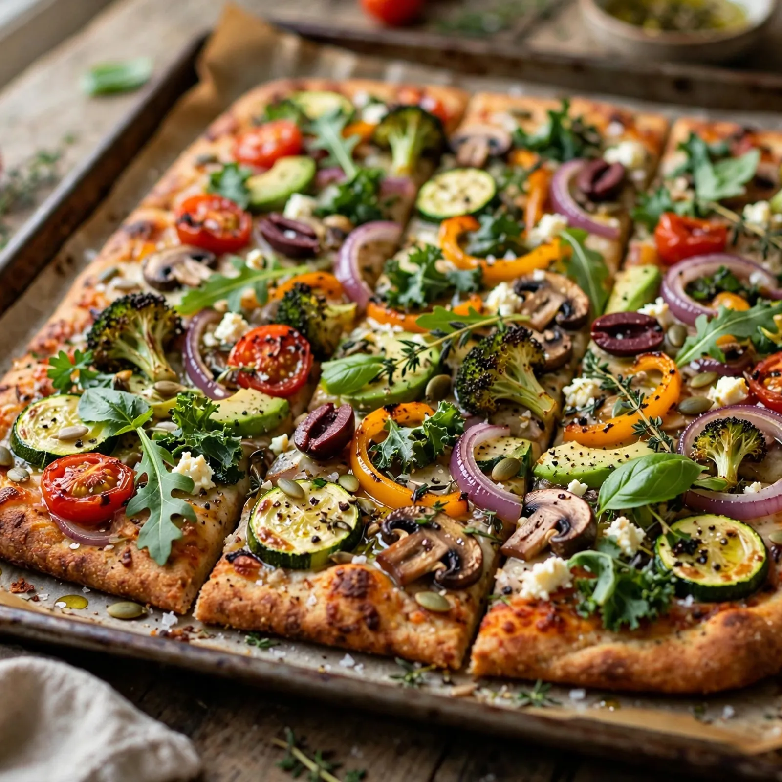 20 Easy 21 Day Fix Pizza Recipes You’ll Actually Crave: 20. Sheet Pan Healthy Pizza