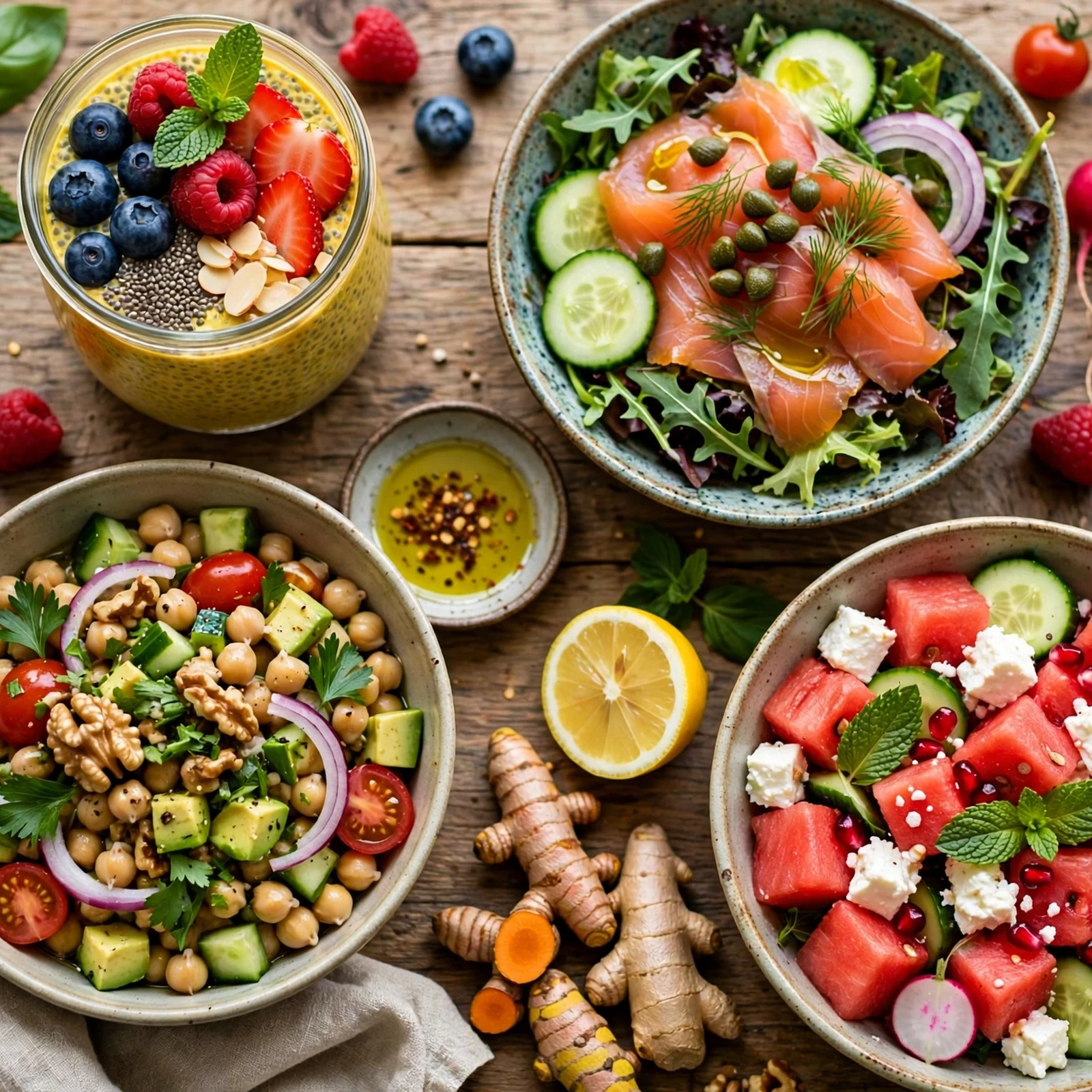 20 No-Cook Anti-Inflammatory Meals for Hot Summer Days: Tips for Building Easy No-Cook Summer Meals at Home