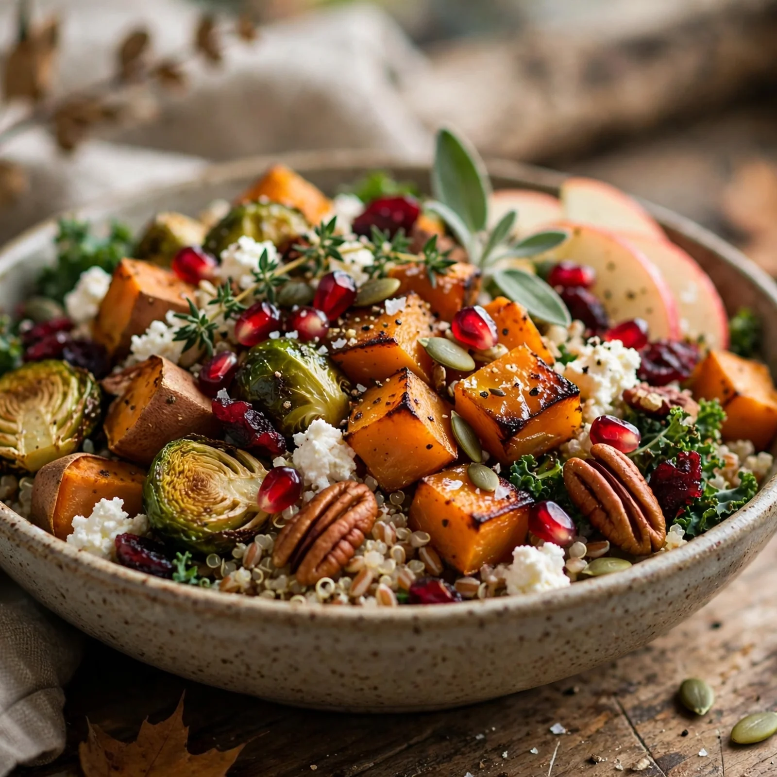 20 Fall Anti-Inflammatory Harvest Bowls with Root Vegetables: 20. Ultimate Fall Harvest Meal Prep Bowl