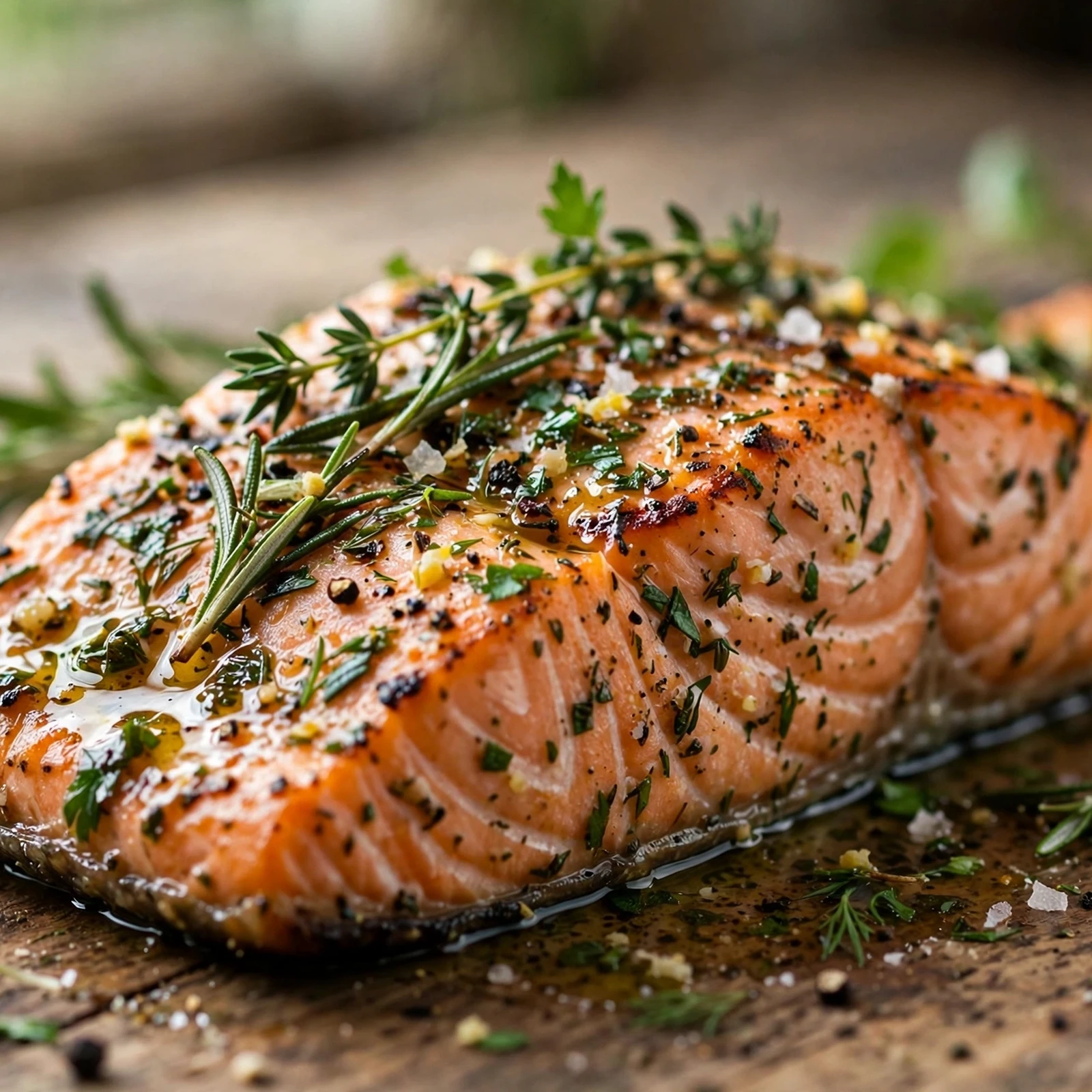 25 Smoky 21 Day Fix Grilling Recipes for the Perfect Summer Cookout: 20. Herb-Marinated Grilled Salmon
