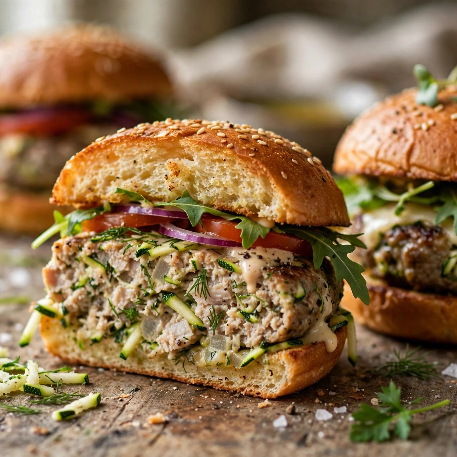 25 Smoky 21 Day Fix Grilling Recipes for the Perfect Summer Cookout: 21. Zucchini Turkey Burgers
